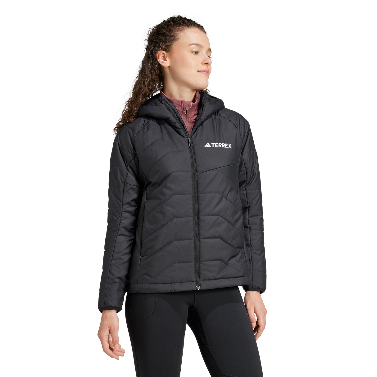 ADIDAS - Giacca TERREX Multi Synthetic Insulated Hooded - Donna - Black - image 6