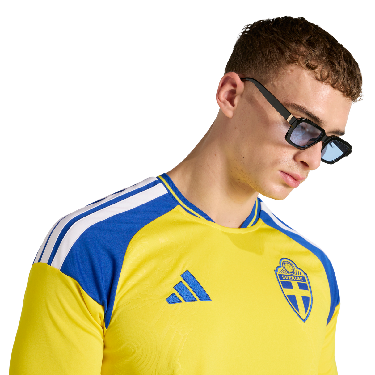 ADIDAS - Maglia Home Svezia 26 - Uomo - Yellow - image 7