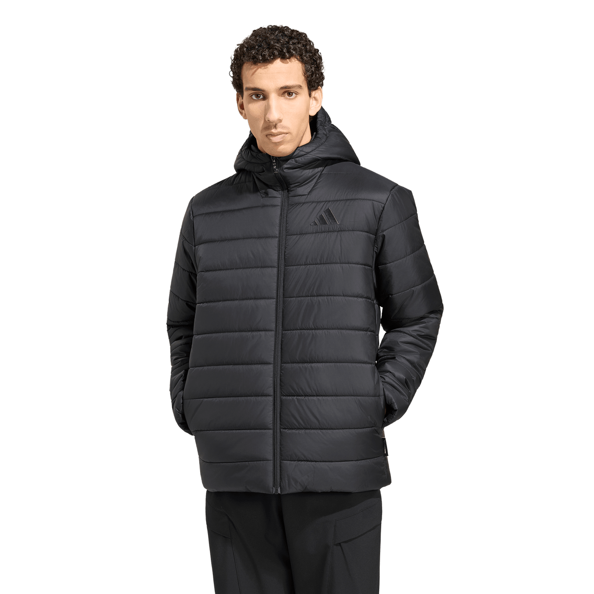 ADIDAS - TERREX Multi Essentials CLIMAWARM Insulated Hooded Jacket - Uomo - Black - image 2