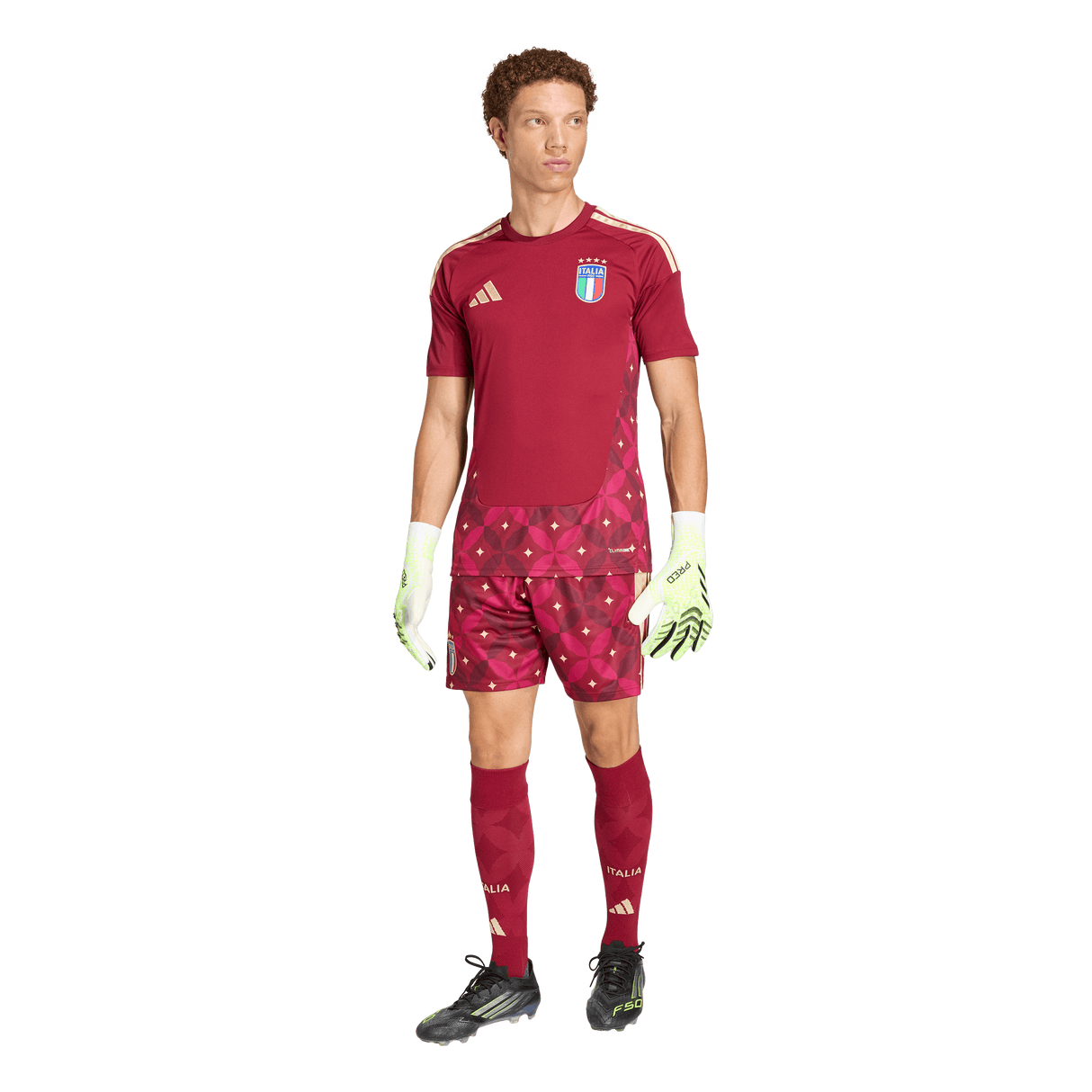 ADIDAS - Maglia Italia 26 Home Goalkeeper - Uomo - Burgundy - image 6