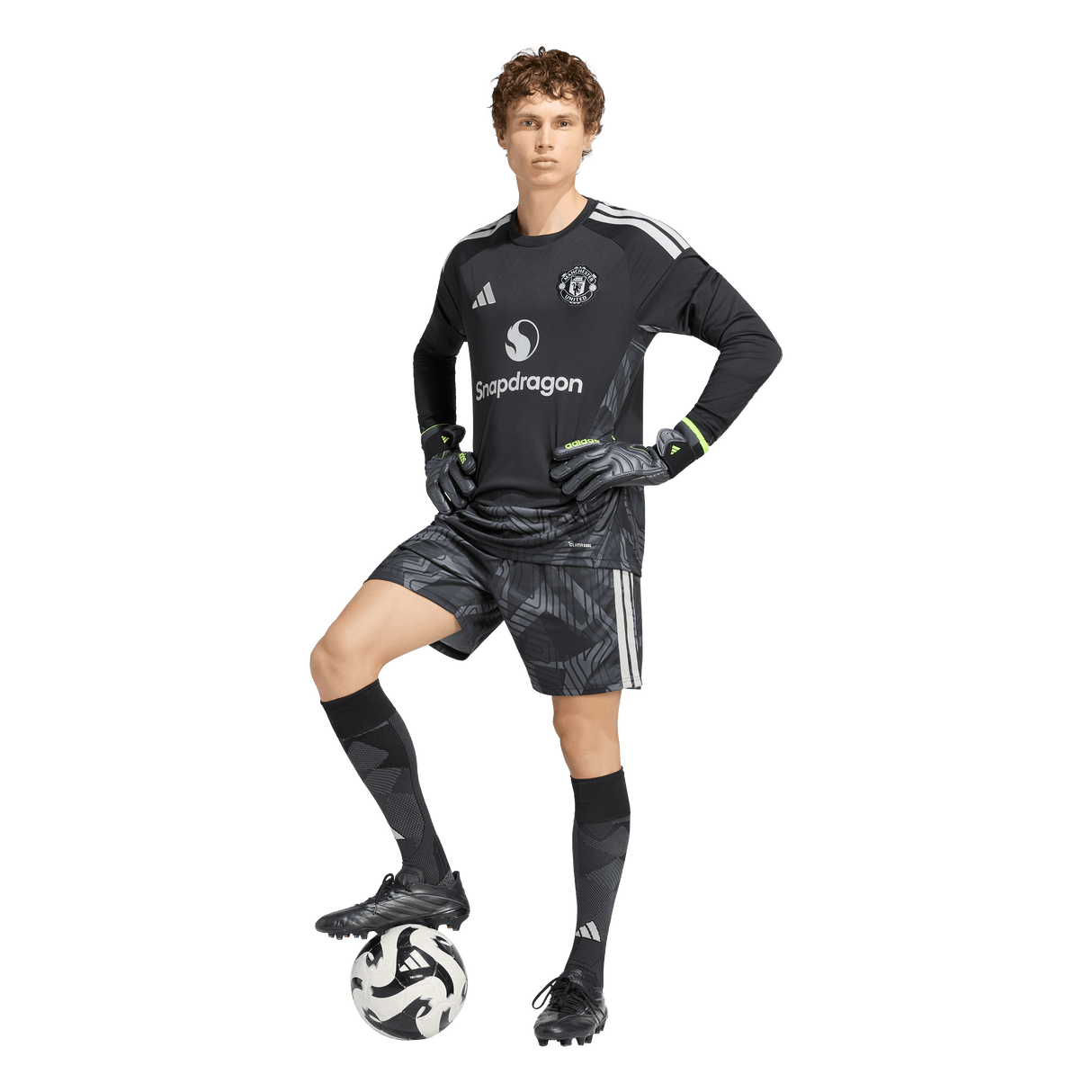 ADIDAS - Manchester United 26/27 Goalkeeper Jersey Longsleeve - Uomo - Black - image 5