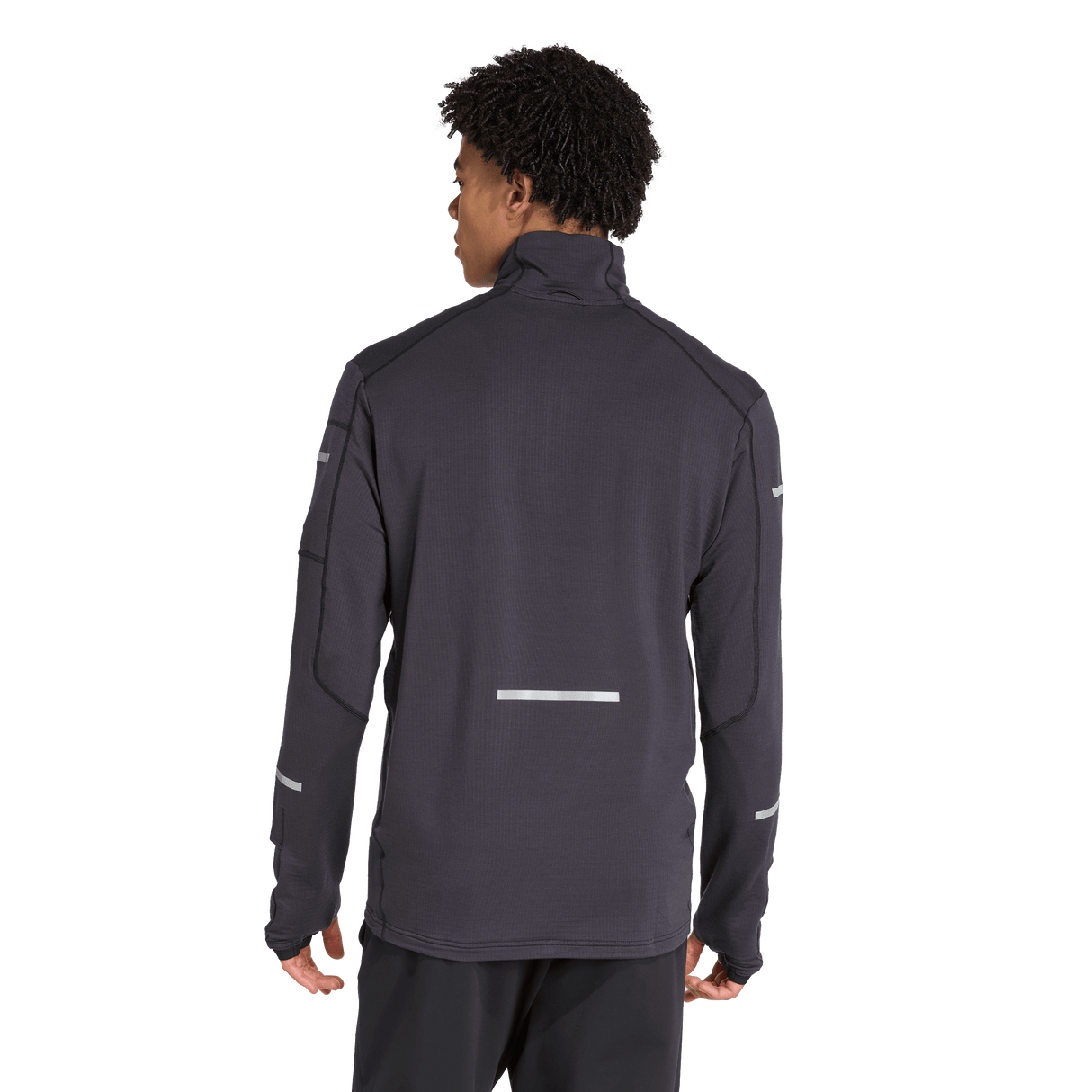 ADIDAS - Maglia Da Running Adi365 CLIMAWARM+ Half Zip - Uomo - Black - image 3