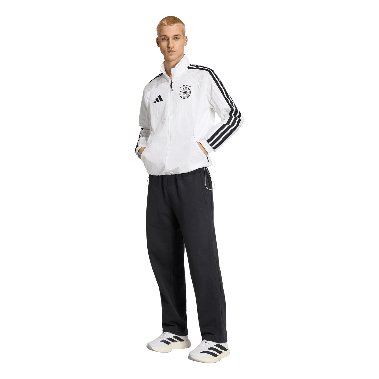 ADIDAS - Germany Home Anthem Jacket - Uomo - White - image 4