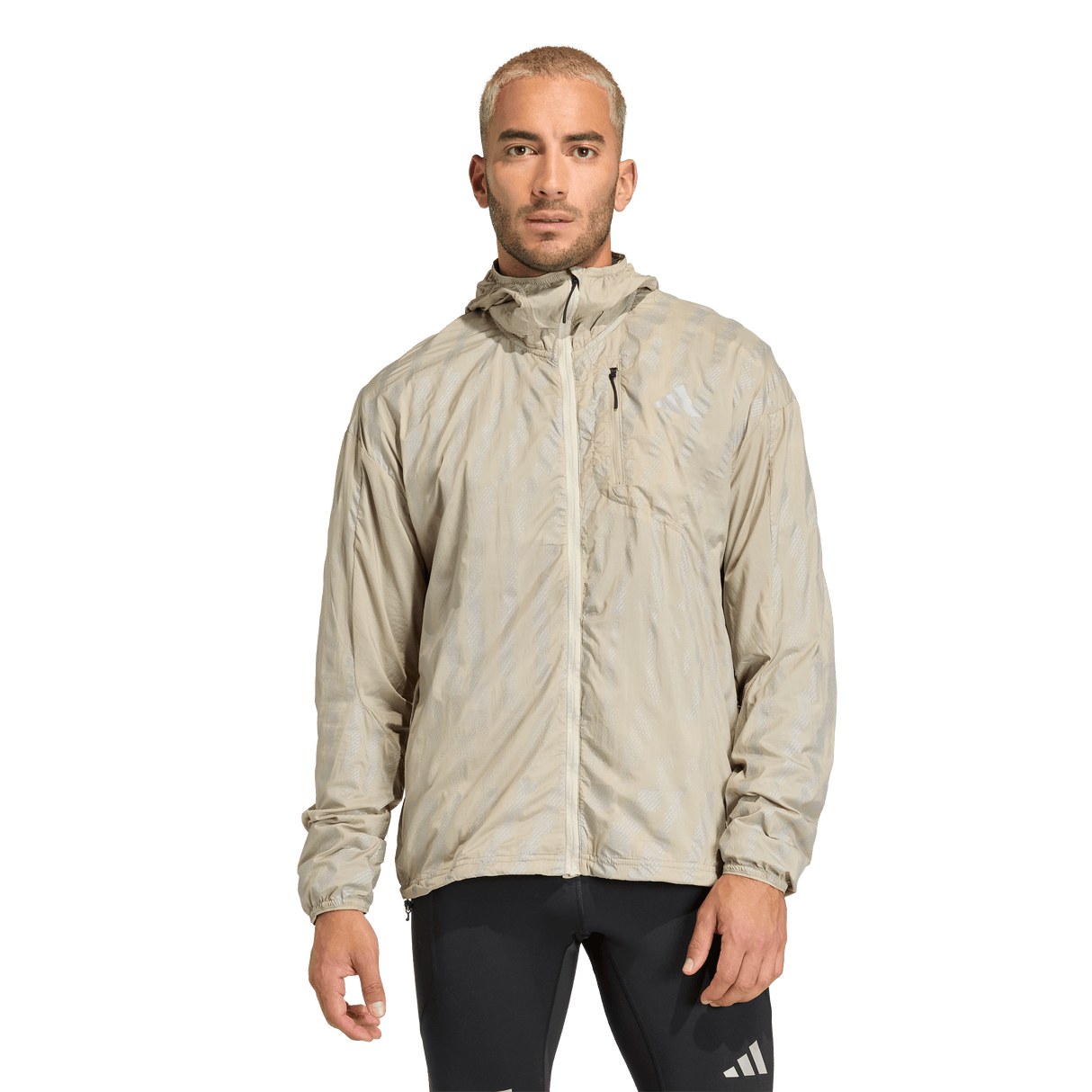 ADIDAS - Giacca Da Running Adi365 Reflective - Uomo - Brown - image 2
