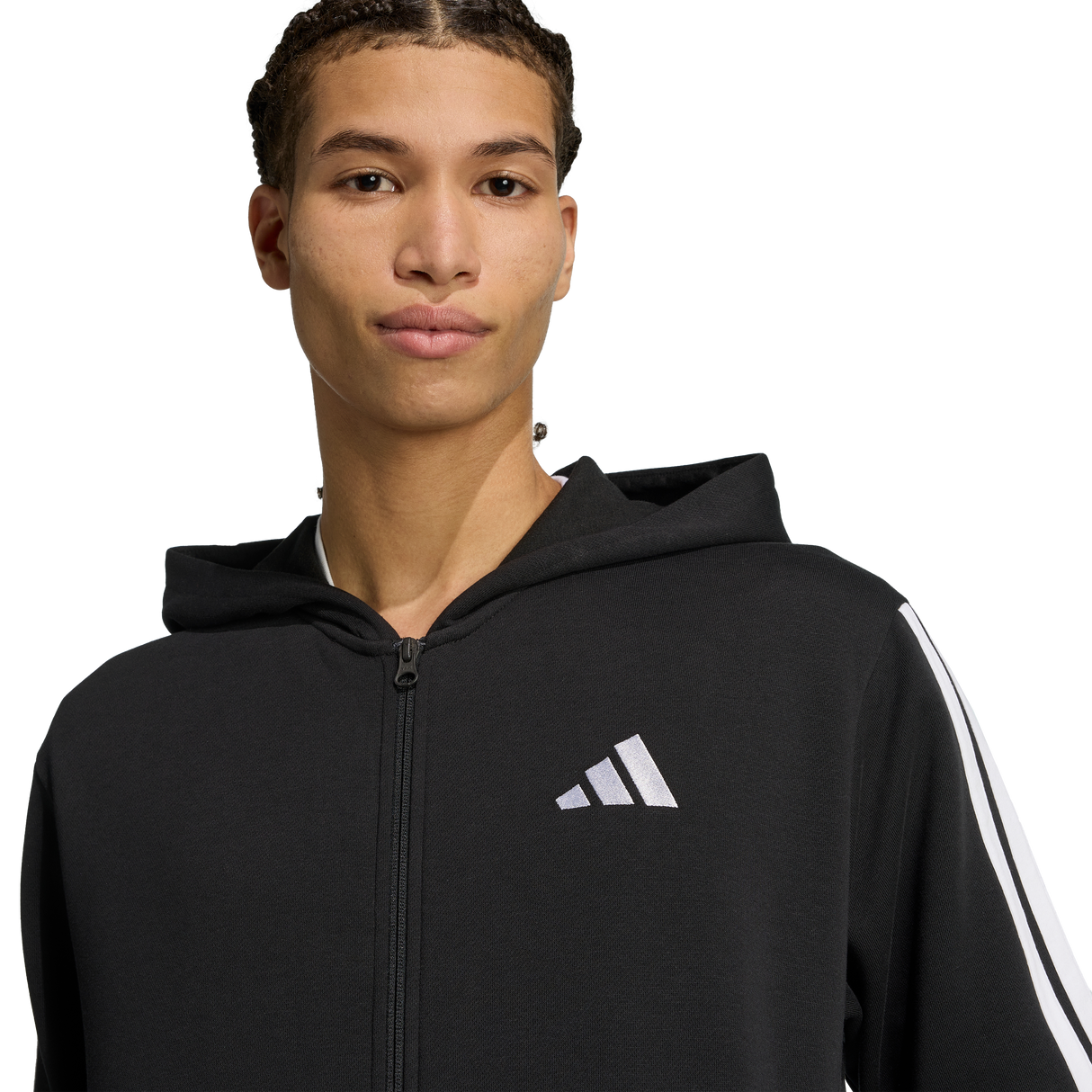 ADIDAS - 3-Stripes Fleece Hooded Tracksuit - Uomo - image 7