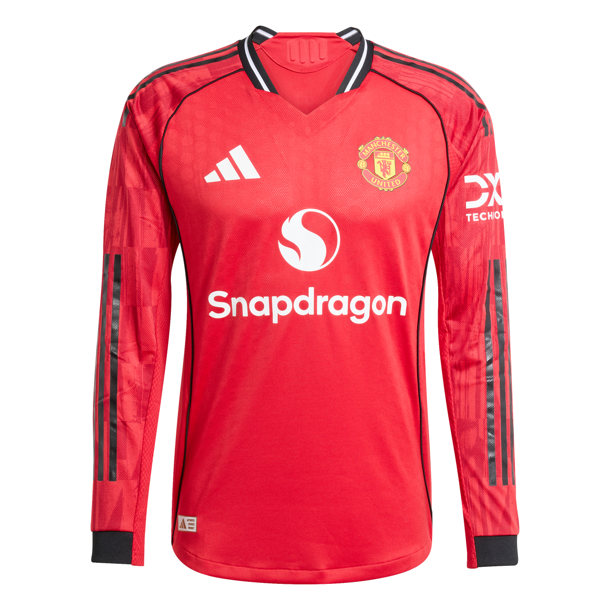 ADIDAS - Maglia Manchester United 25/26 Manica Lunga Home Authentic - Uomo - Red - image 1