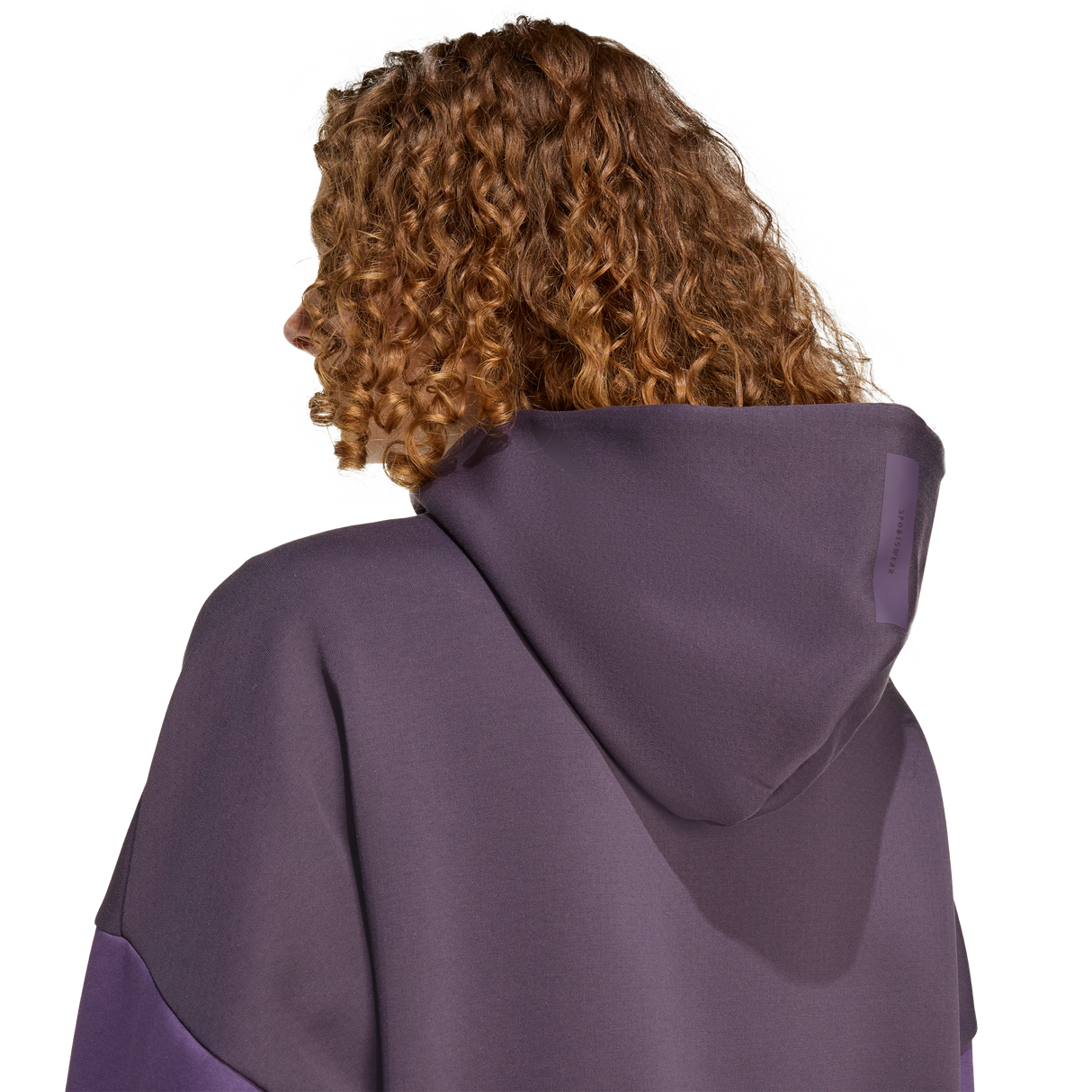 ADIDAS - Z.N.E. Adidas Felpa Con Cappuccio E Zip Integrale - Donna - Purple - image 5