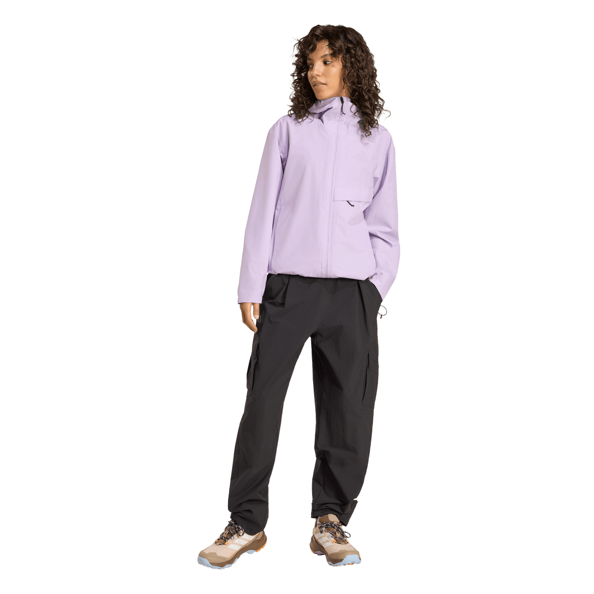 ADIDAS - TERREX Multi 2 Layer CLIMAPROOF Rain Jacket - Donna - Purple - image 4