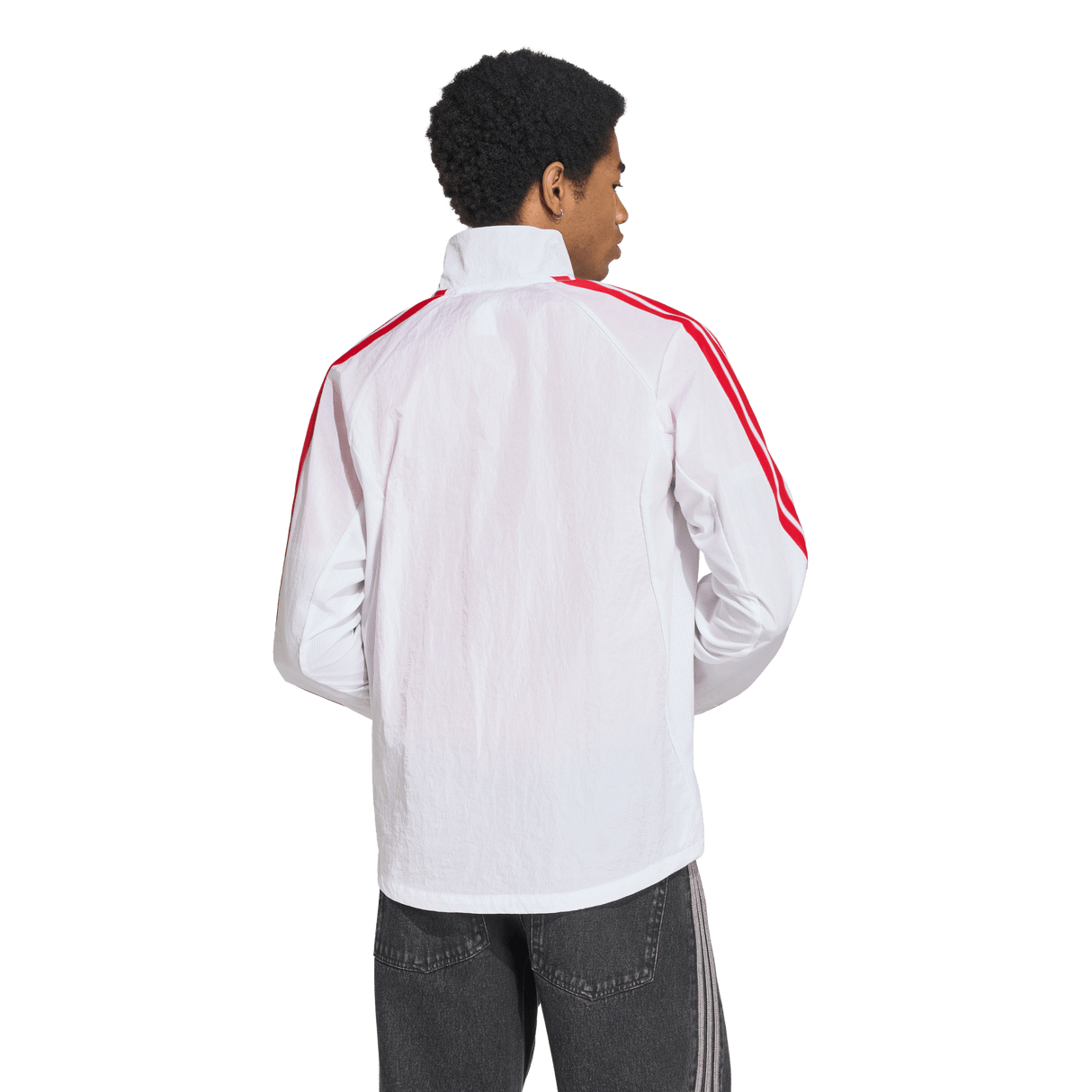 ADIDAS - Olympique Lyonnais Home Anthem Jacket - Uomo - White - image 3