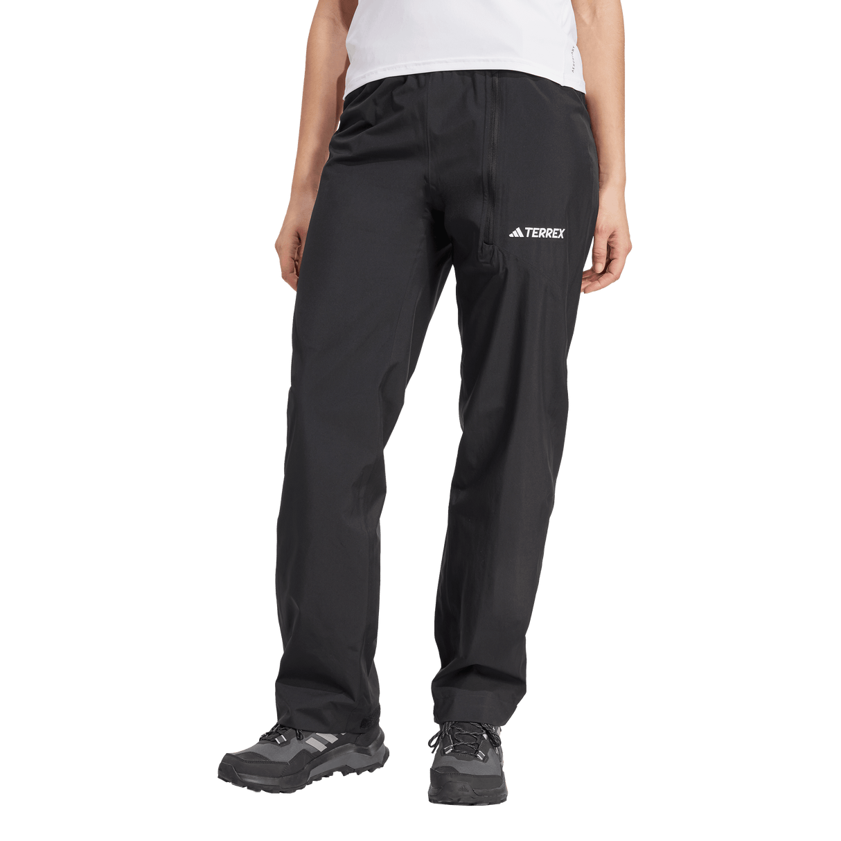 ADIDAS - Pantaloni Antipioggia TERREX Multi CLIMAPROOF A Due Strati - Donna - Black - image 2