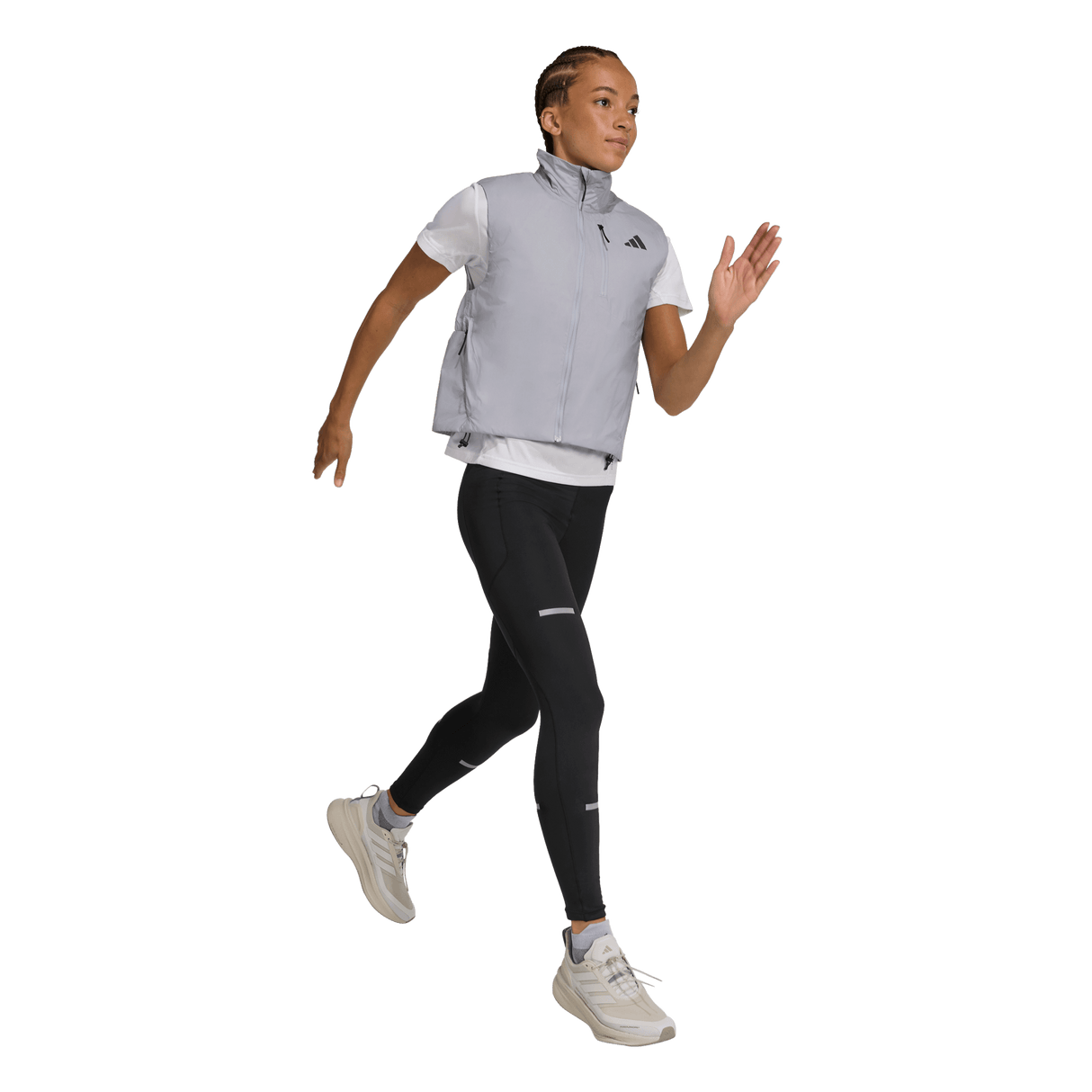ADIDAS - Adi365 Running CLIMAWARM Vest - Donna - Grey - image 4