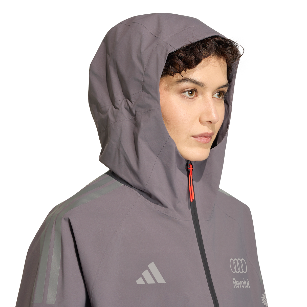 ADIDAS - Audi Revolut Formula One Team 2026 Engineers & Marketing Rain Jacket - Donna - Black - image 6