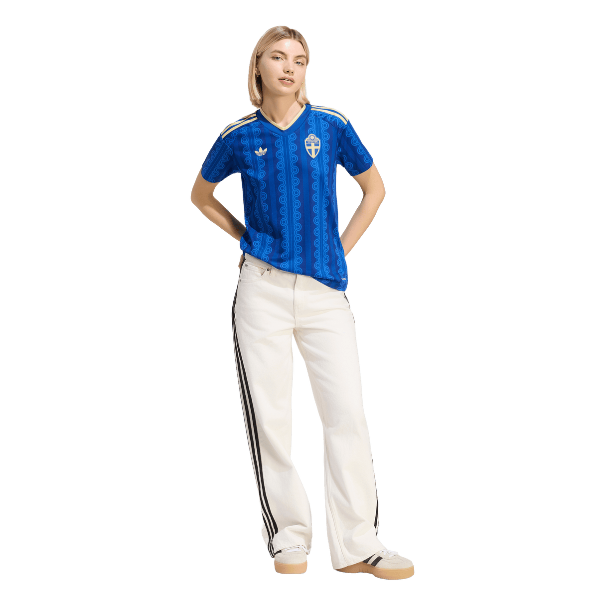 ADIDAS - Sweden 26 Away Jersey - Donna - Blue - image 5