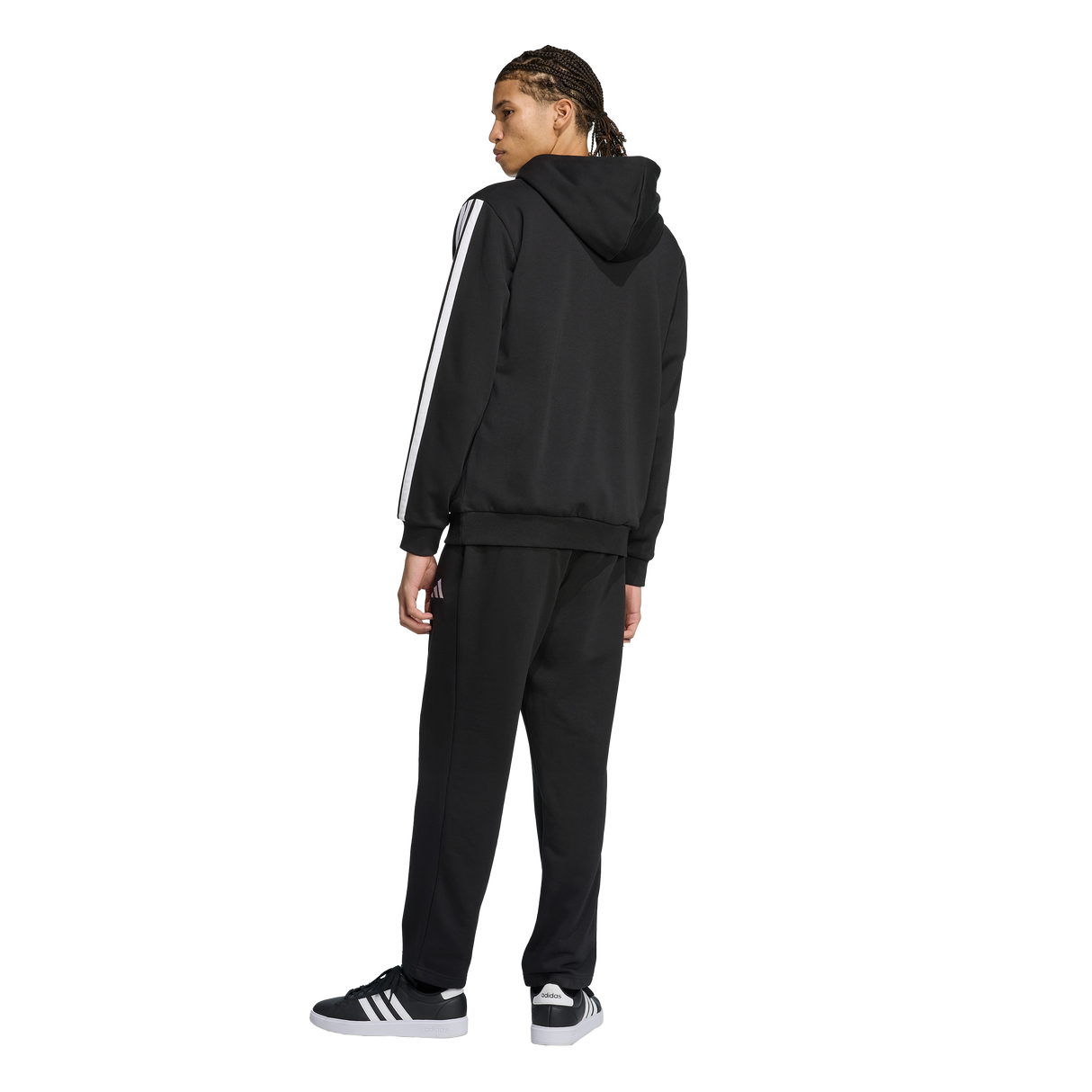ADIDAS - 3-Stripes Fleece Hooded Tracksuit - Uomo - image 5