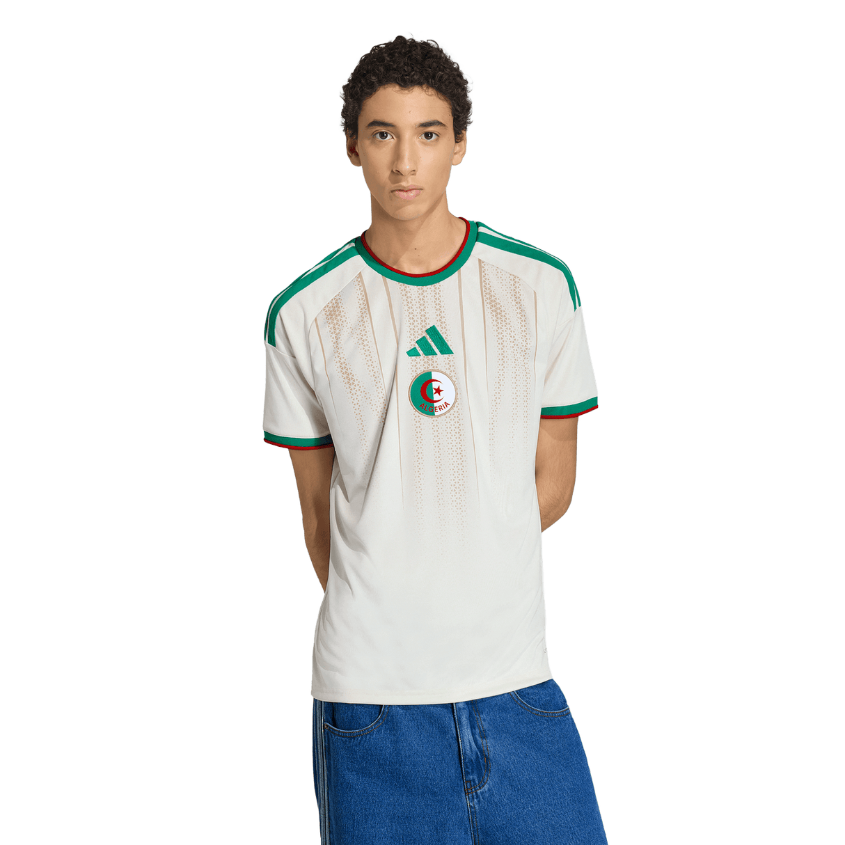 ADIDAS - Maglia Home Algeria 26 - Uomo - Beige - image 3
