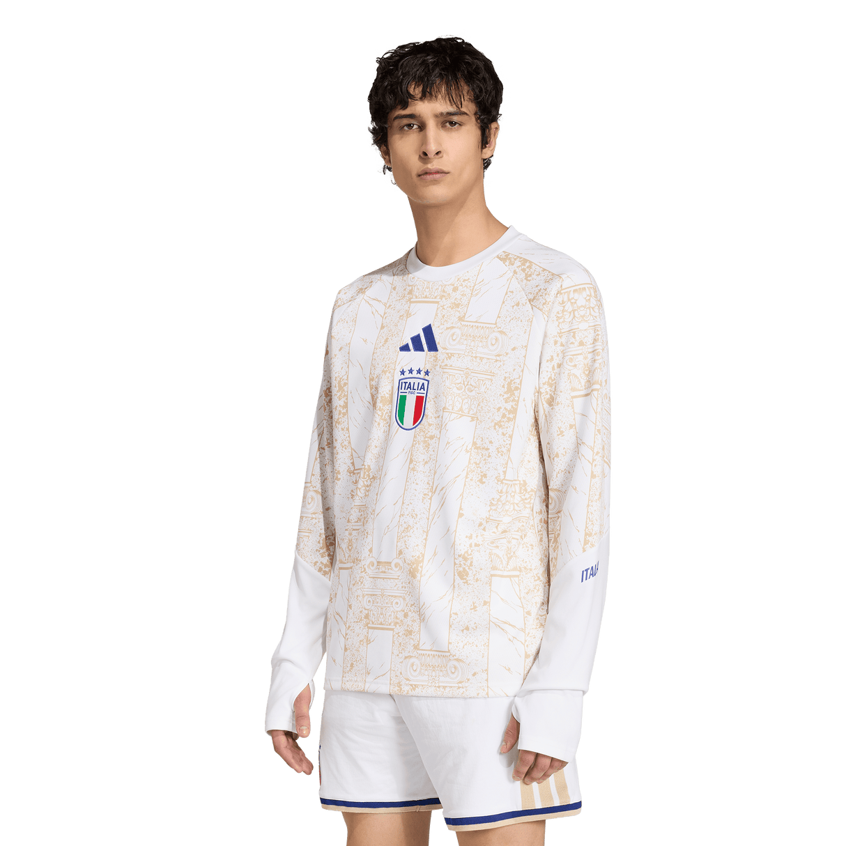ADIDAS - Italy 26 Home Pre-Match Warm Top - Uomo - White - image 2