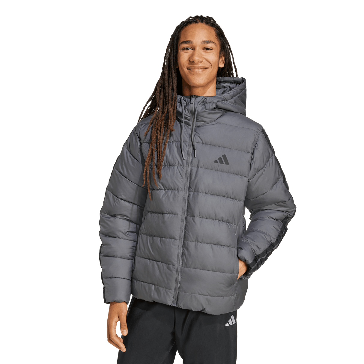 ADIDAS - Giacca Imbottita Sintetica Essentials CLIMAWARM Con 3 Strisce - Uomo - image 9