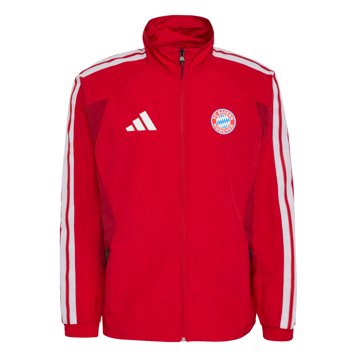 ADIDAS - Fc Bayern Muenchen Home Anthem Jacket - Uomo - Red - image 1