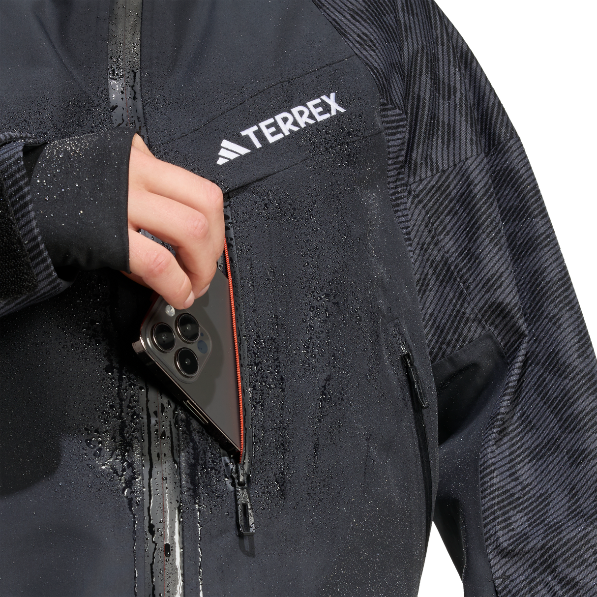 ADIDAS - TERREX Techrock Hybrid PRIMEKNIT CLIMAPROOF+ Jacket - Donna - image 7