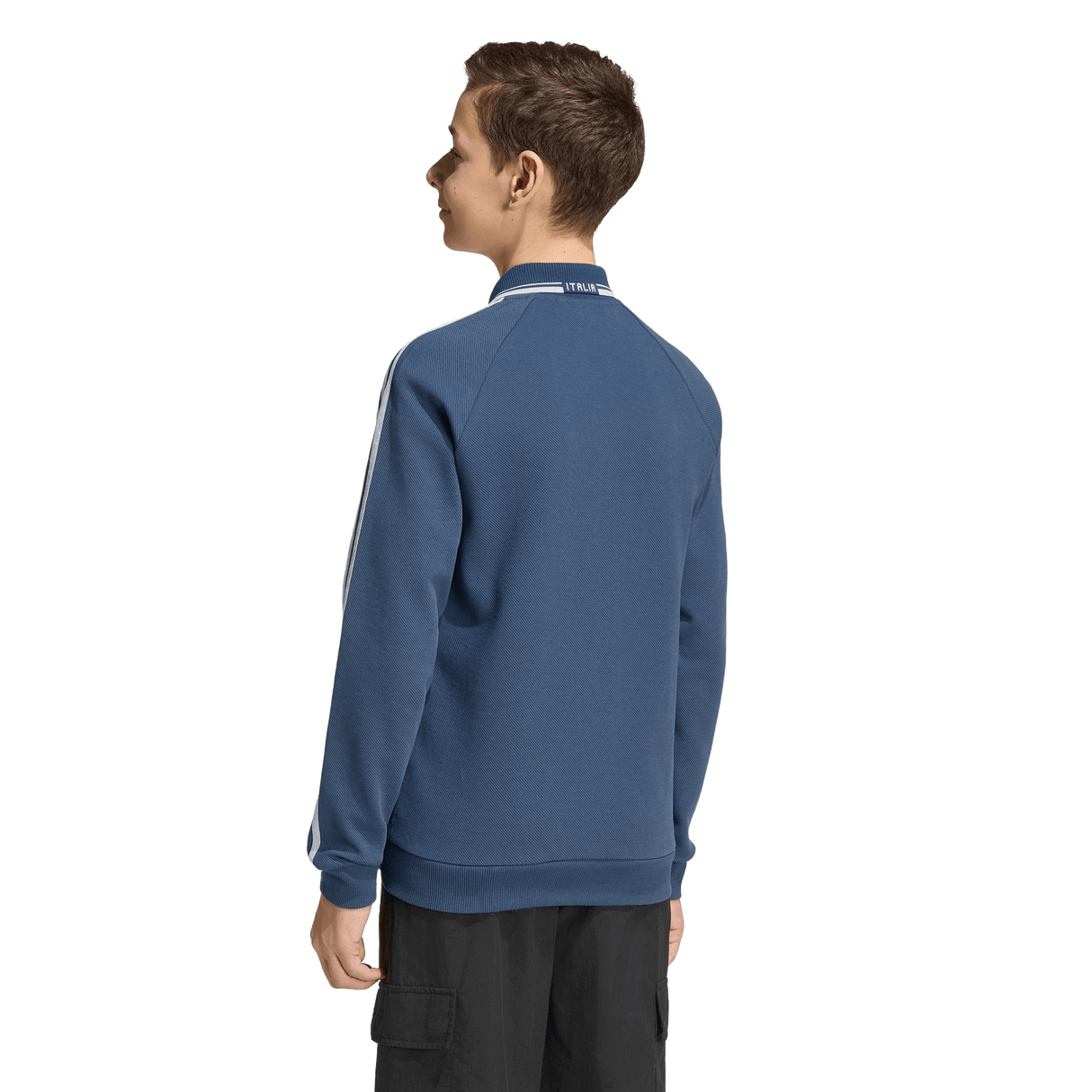 ADIDAS - Italy Away Anthem Jacket Kids - Blue - image 3