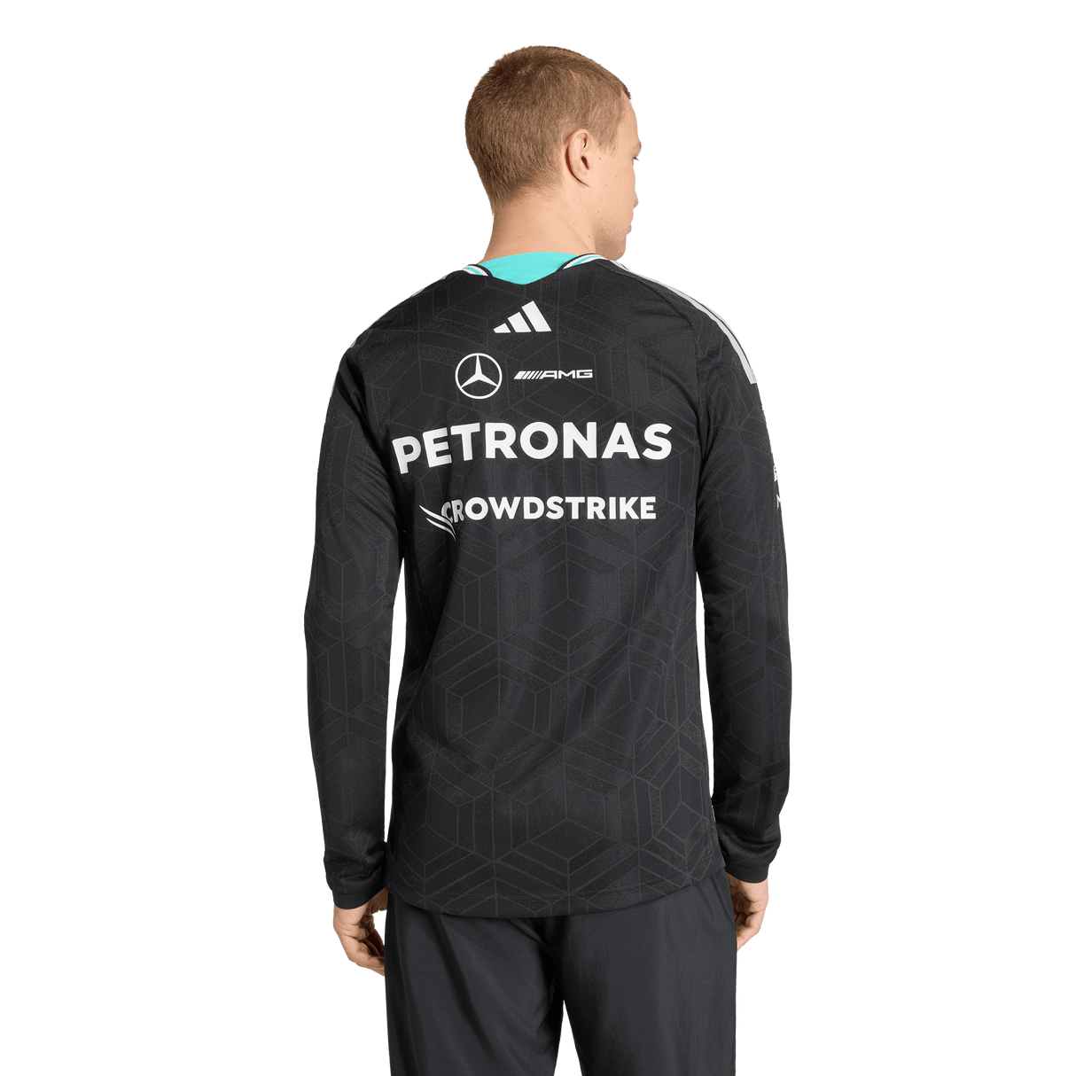ADIDAS - Maglia Autentica A Maniche Lunghe Mercedes-Amg Petronas Formula 1 Team Driver - Uomo - image 9
