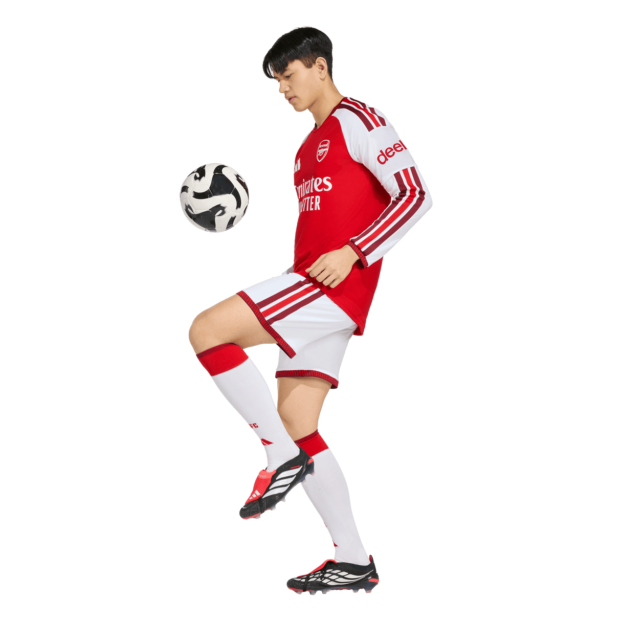 ADIDAS - Arsenal Fc 26/27 Home Authentic Longsleeve Jersey - Uomo - Red - image 5