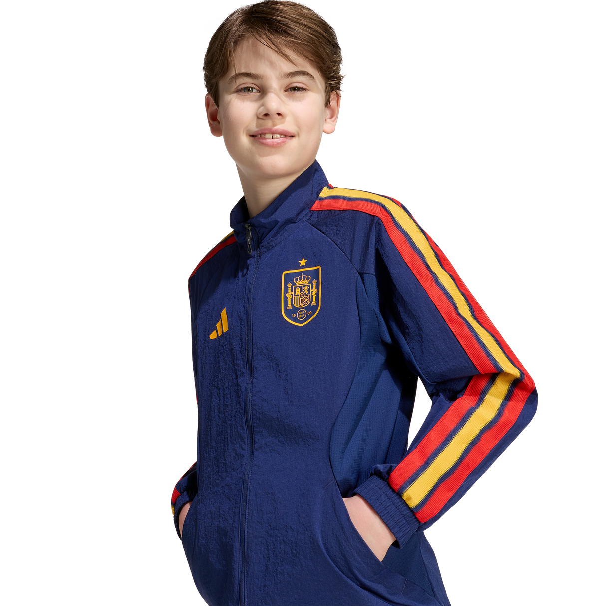 ADIDAS - Spain Home Anthem Jacket Kids - Blue - image 6