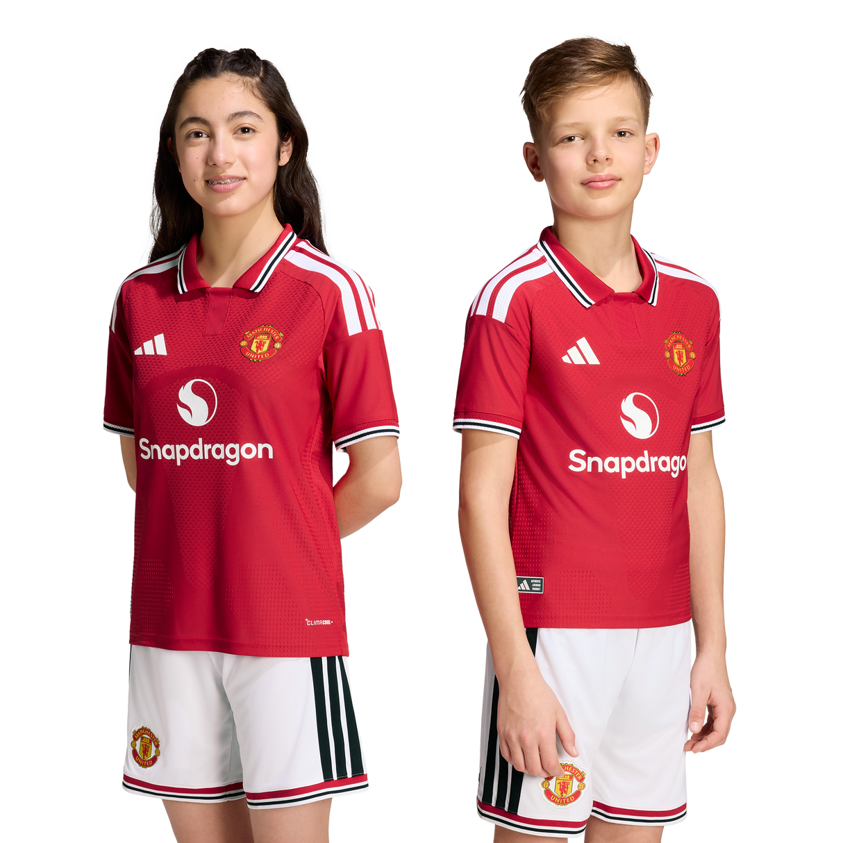 ADIDAS - Manchester United 26/27 Home Authentic Jersey Kids - Red - image 9