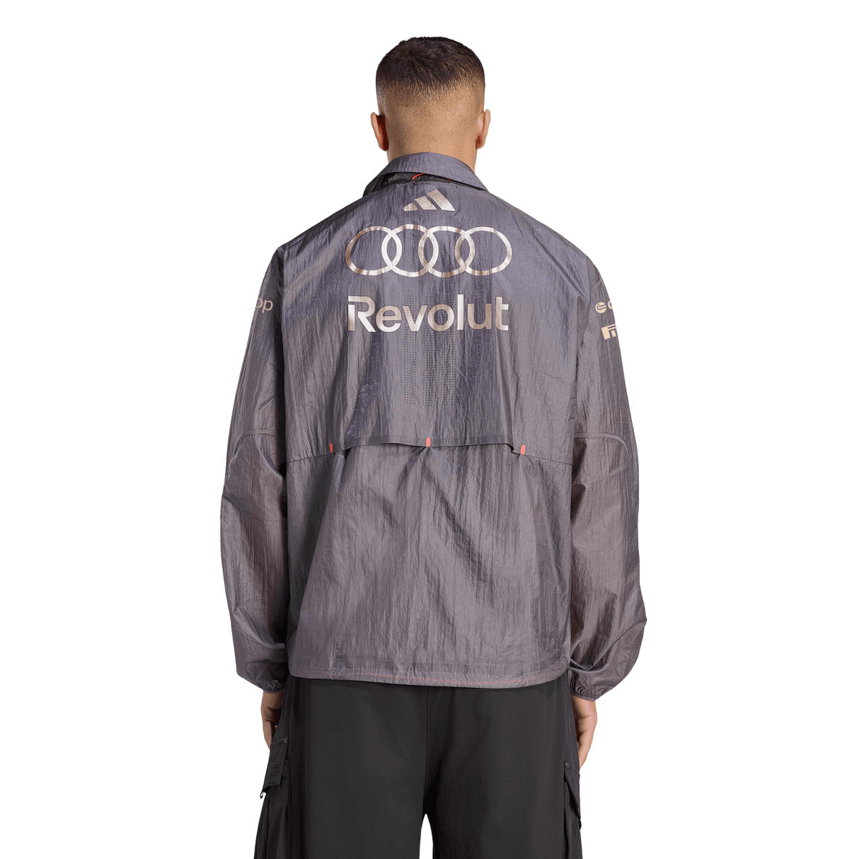 ADIDAS - Audi Revolut Formula One Team 2026 Driver Paddock Jacket - Uomo - Black - image 3