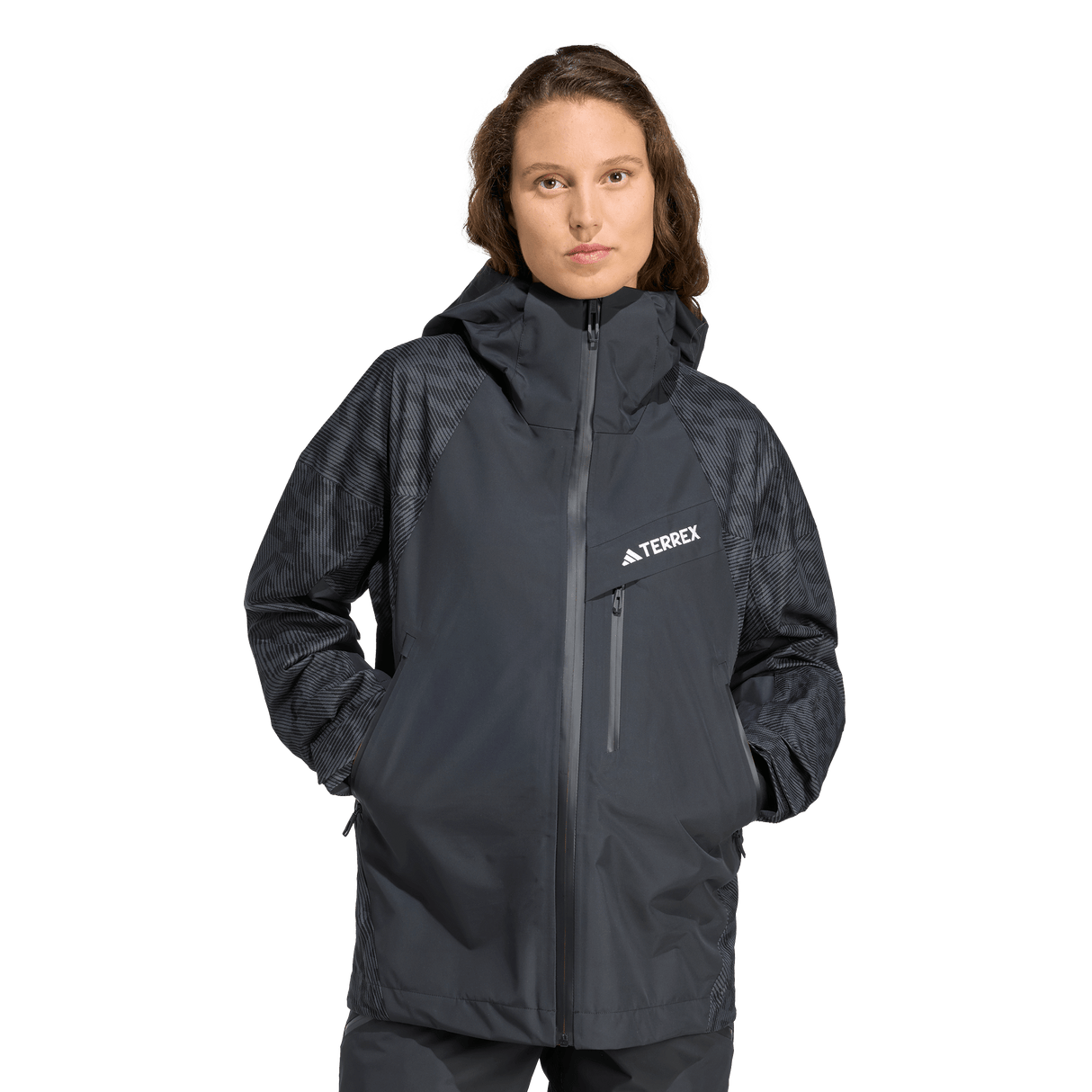 ADIDAS - TERREX Techrock Hybrid PRIMEKNIT CLIMAPROOF+ Jacket - Donna - image 2