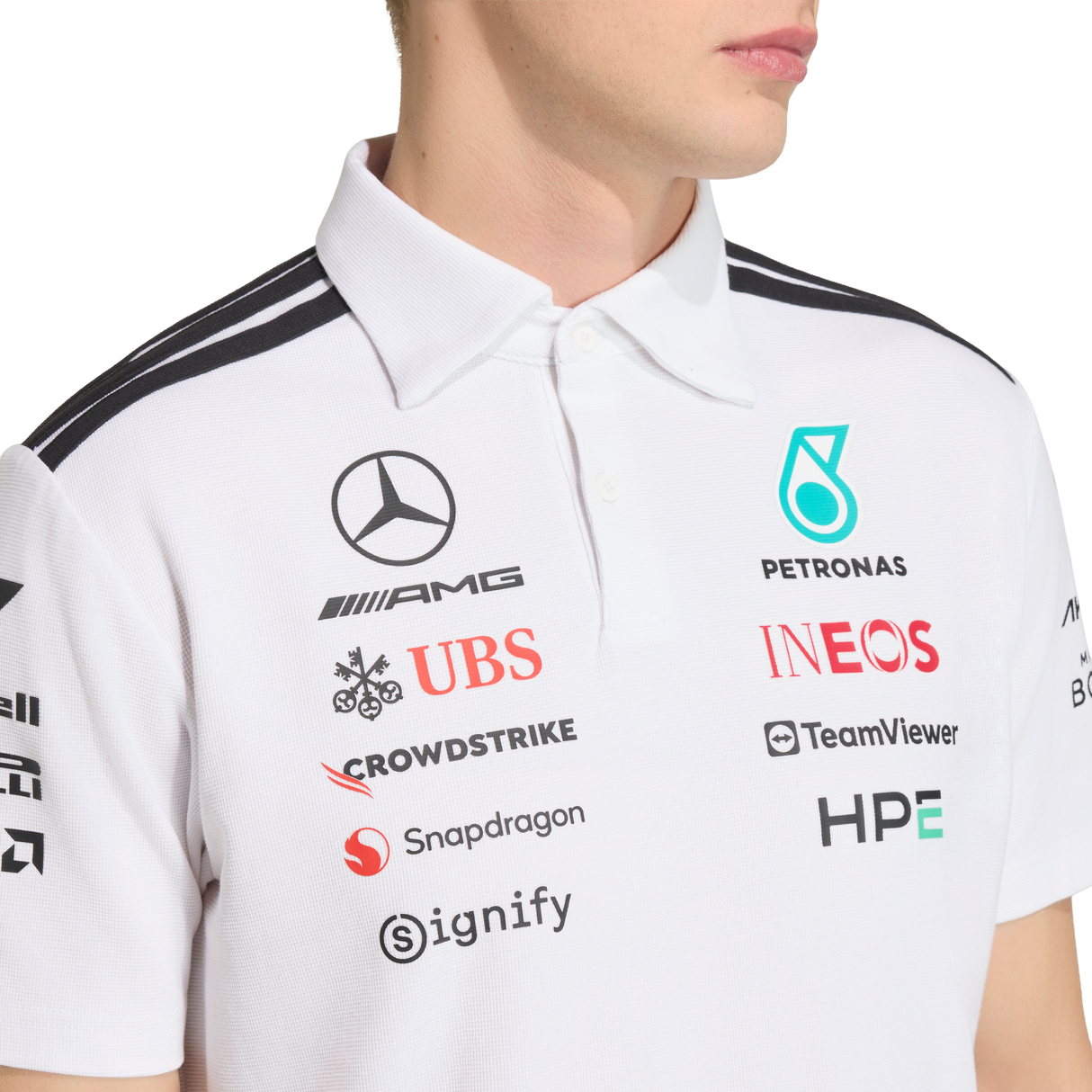 ADIDAS - Polo Mercedes-Amg Petronas Formula 1 Team Engineers - Uomo - image 13