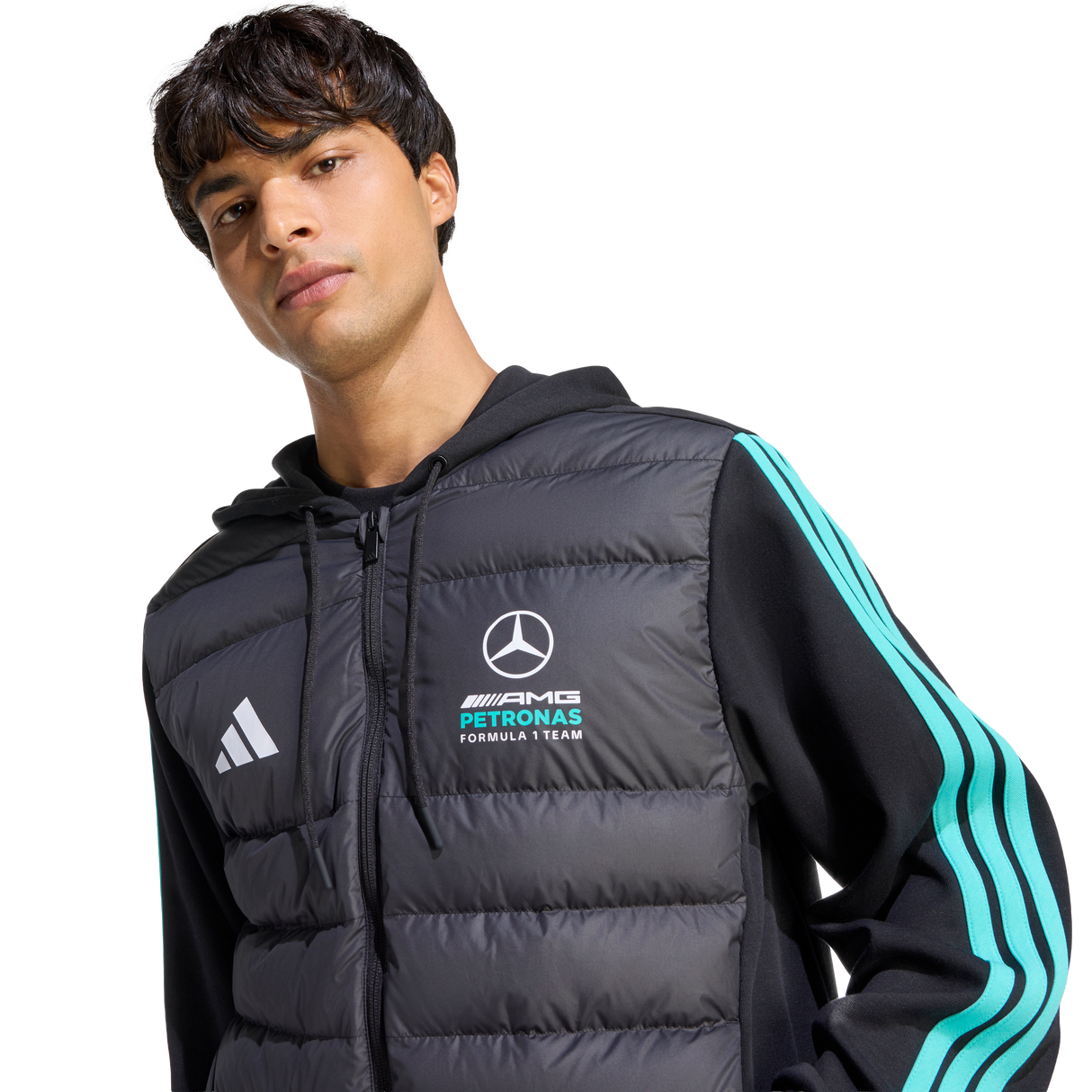 ADIDAS - Giacca Imbottita Dna Mercedes-Amg Petronas Formula 1 Team - Uomo - Black - image 5