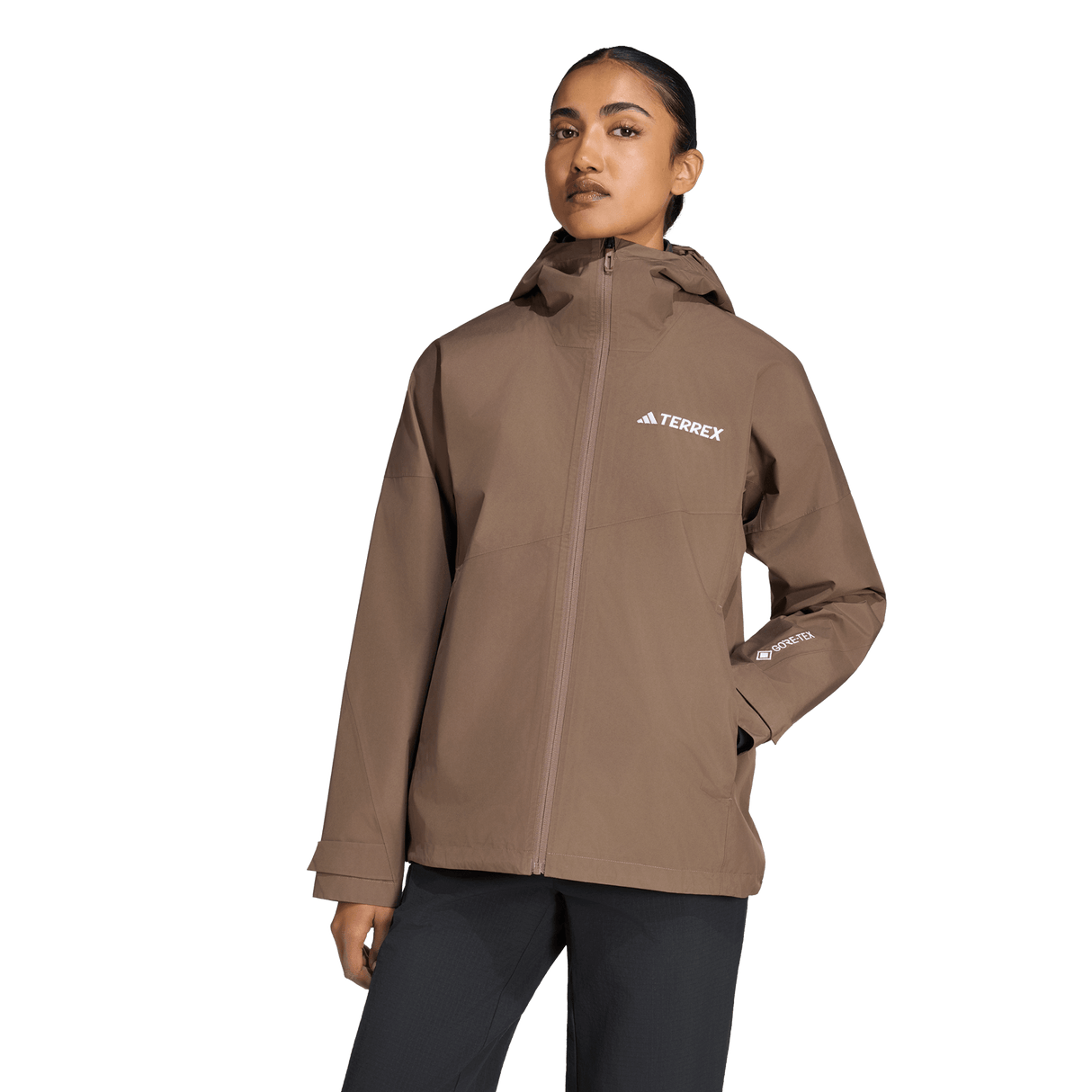 ADIDAS - TERREX Xperior 2 Layer GORE-TEX Performance Jacket - Donna - Brown - image 2