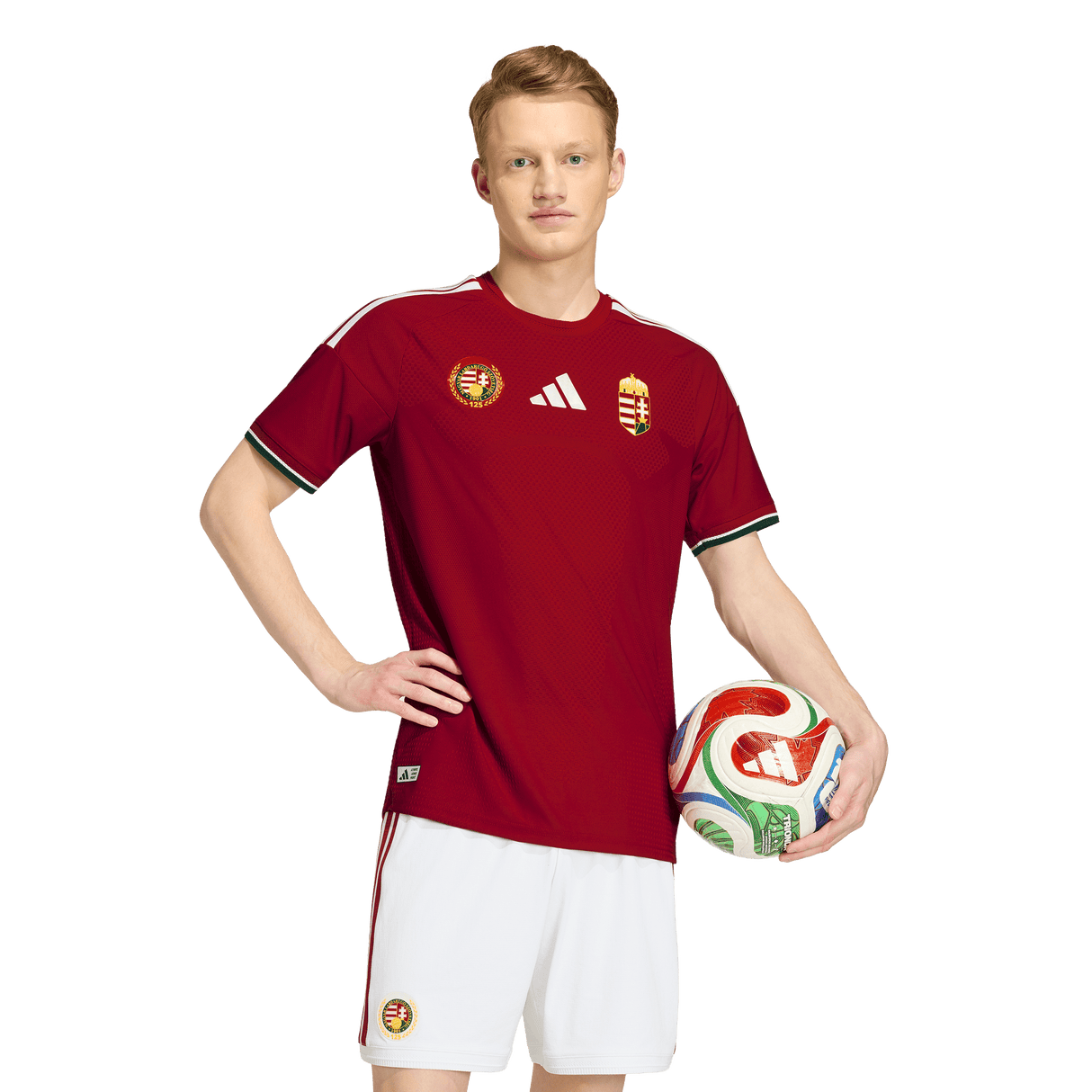 ADIDAS - Maglia Home Authentic Ungheria 26 - Uomo - Red - image 3