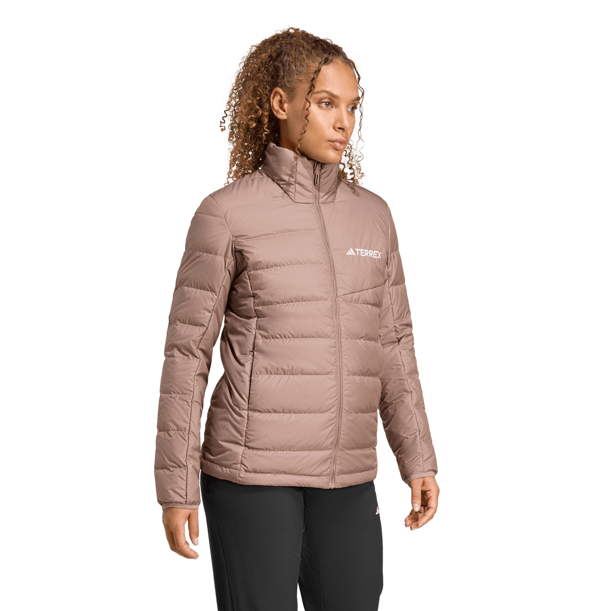 ADIDAS - Giacca TERREX Multi Light Down CLIMAWARM - Donna - Brown - image 4
