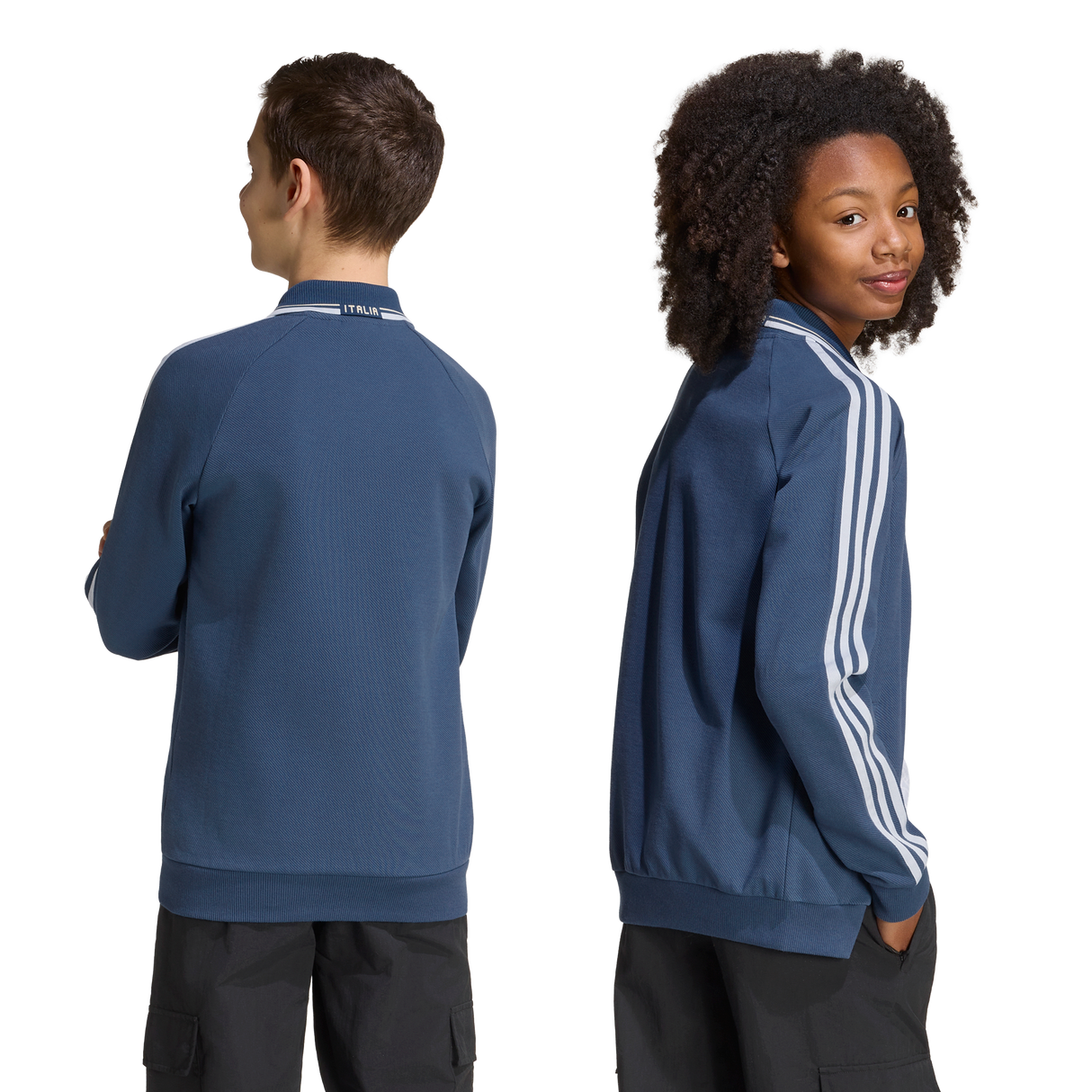 ADIDAS - Italy Away Anthem Jacket Kids - Blue - image 7