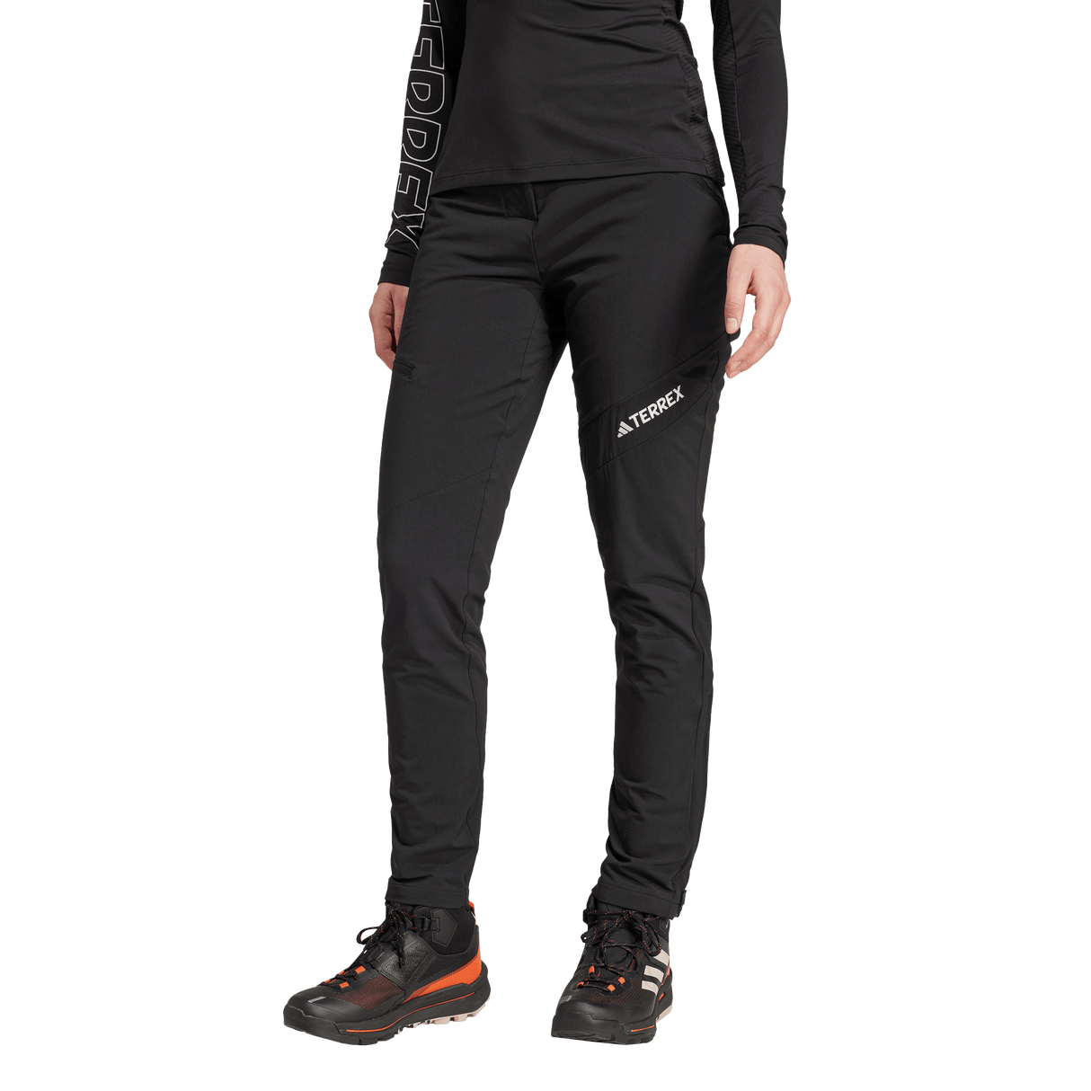 ADIDAS - Pantaloni Techrock Brushed Softshell - Donna - Black - image 3