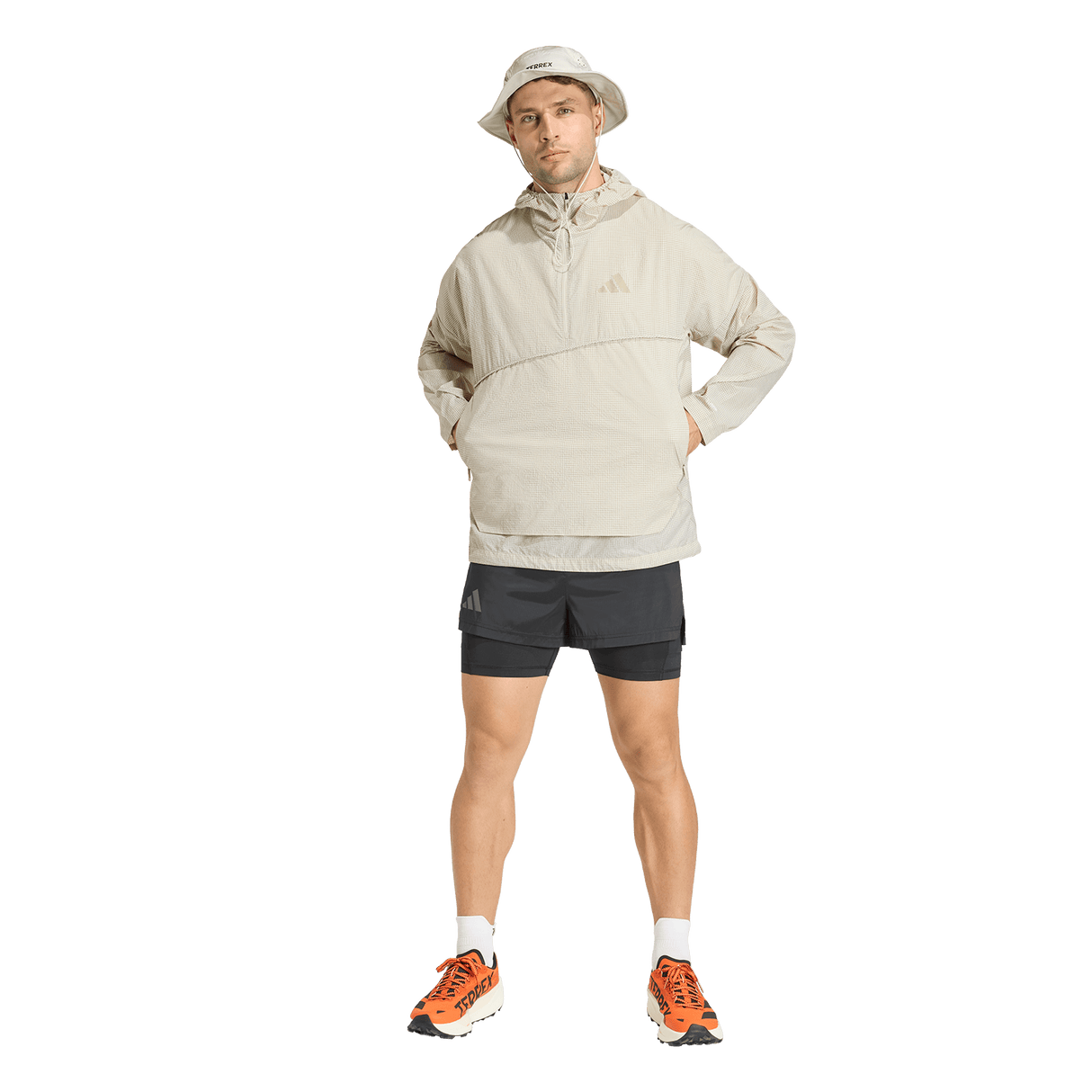 ADIDAS - TERREX Xploric Clima365 Wind Anorak - Uomo - Beige - image 5