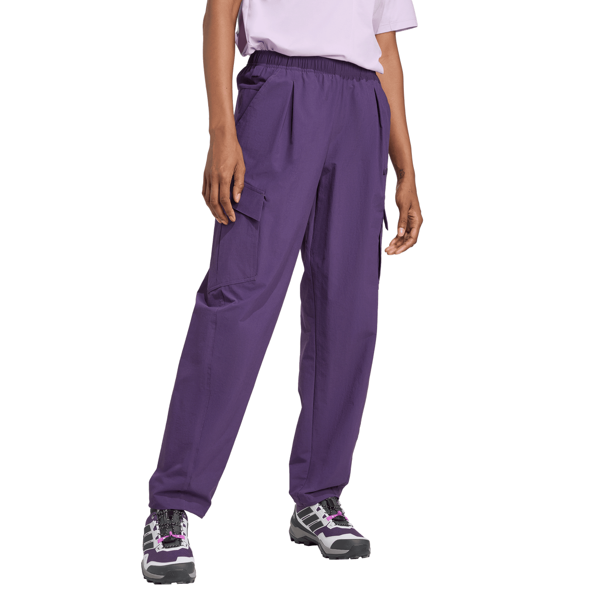 ADIDAS - Pantaloni TERREX Xploric Cargo - Donna - Purple - image 4