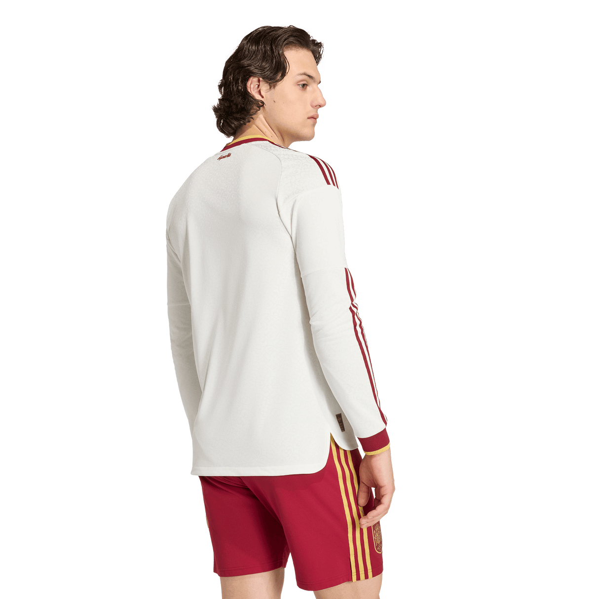 ADIDAS - Spain 26 Away Authentic Long Sleeve Jersey - Uomo - White - image 4