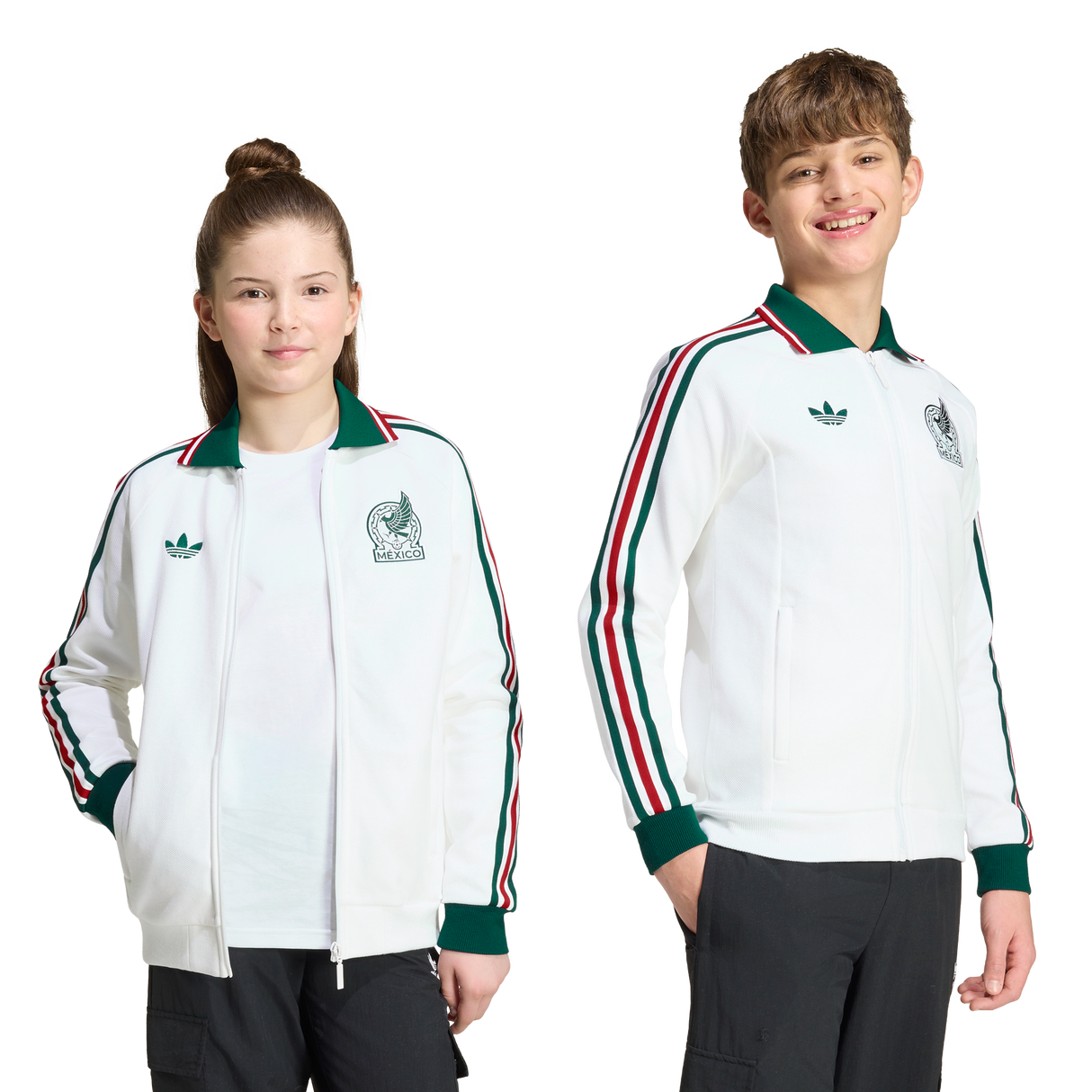 ADIDAS - Mexico Away Anthem Jacket Kids - White - image 8