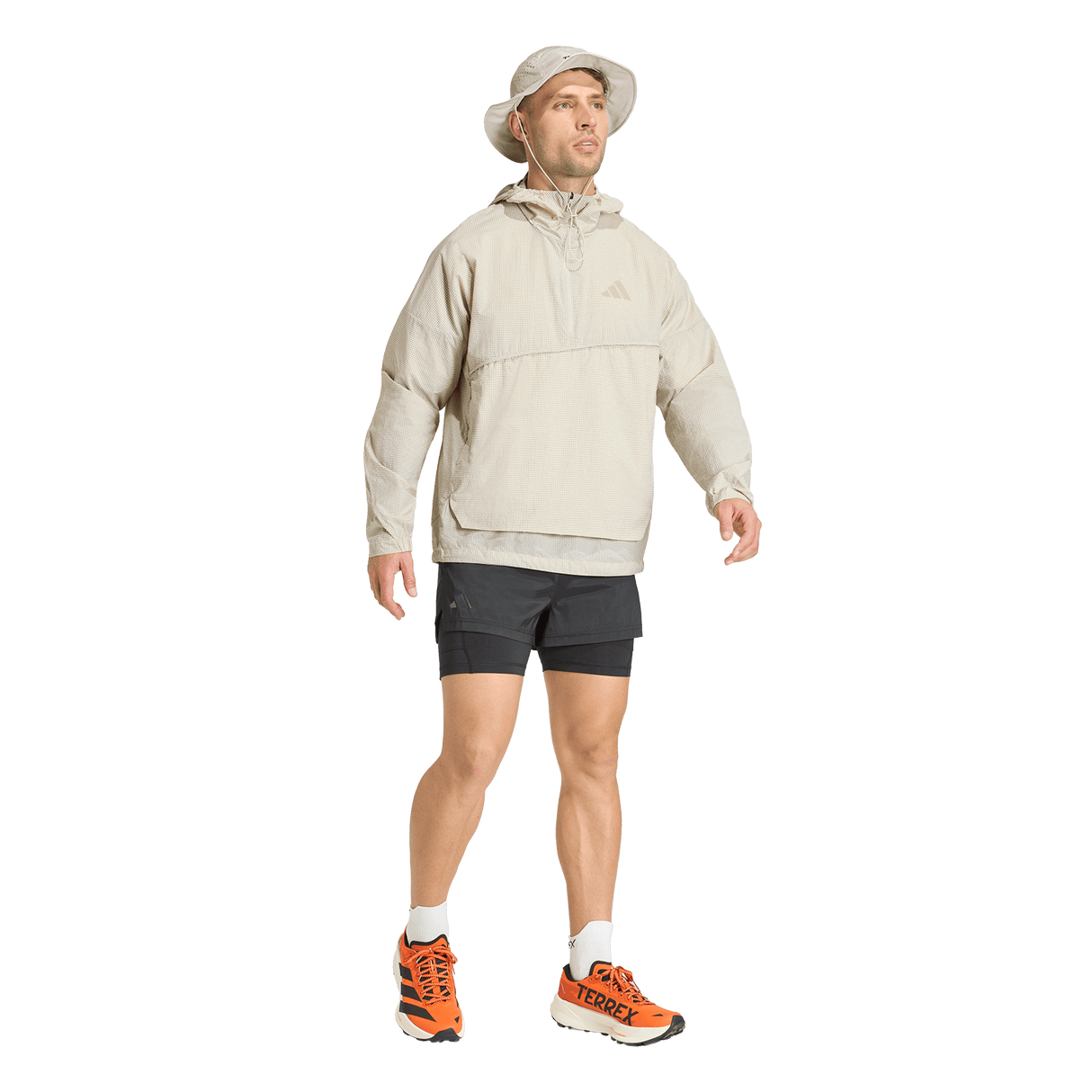 ADIDAS - TERREX Xploric Clima365 Wind Anorak - Uomo - Beige - image 4