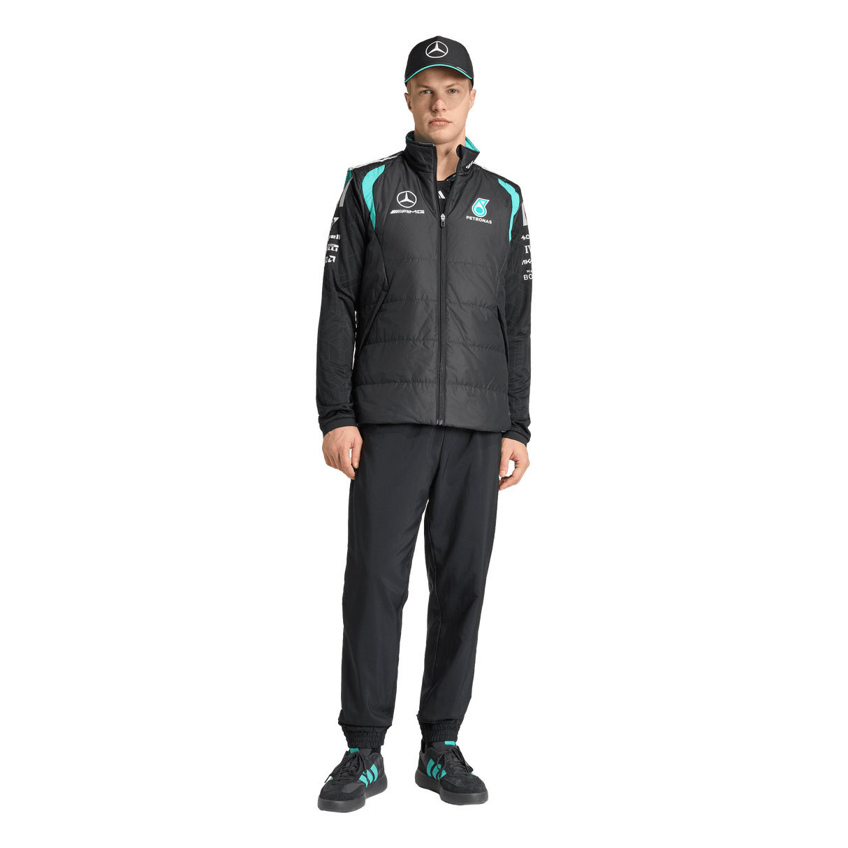 ADIDAS - Gilet Mercedes-Amg Petronas Formula 1 Team Mechanics - Uomo - Black - image 4