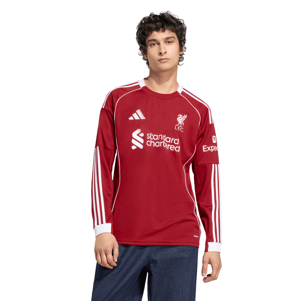 ADIDAS - Liverpool Fc 25/26 Home Jersey Longsleeve - Uomo - Black - image 3