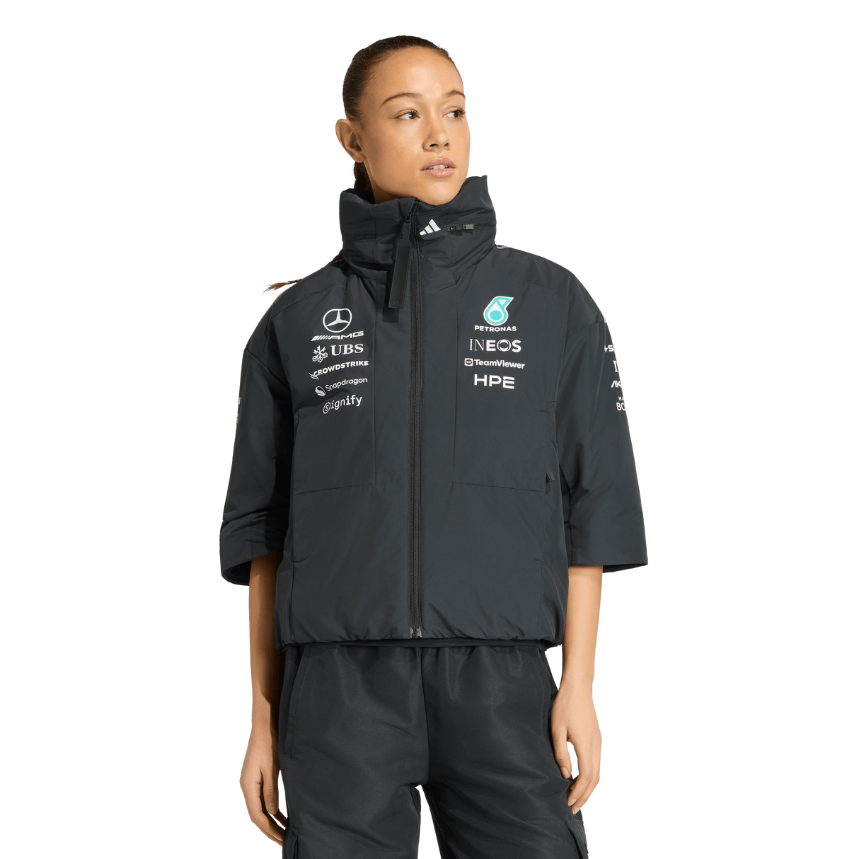 ADIDAS - Giacca Mercedes-Amg Petronas Formula 1 Team Engineers - Donna - Black - image 8