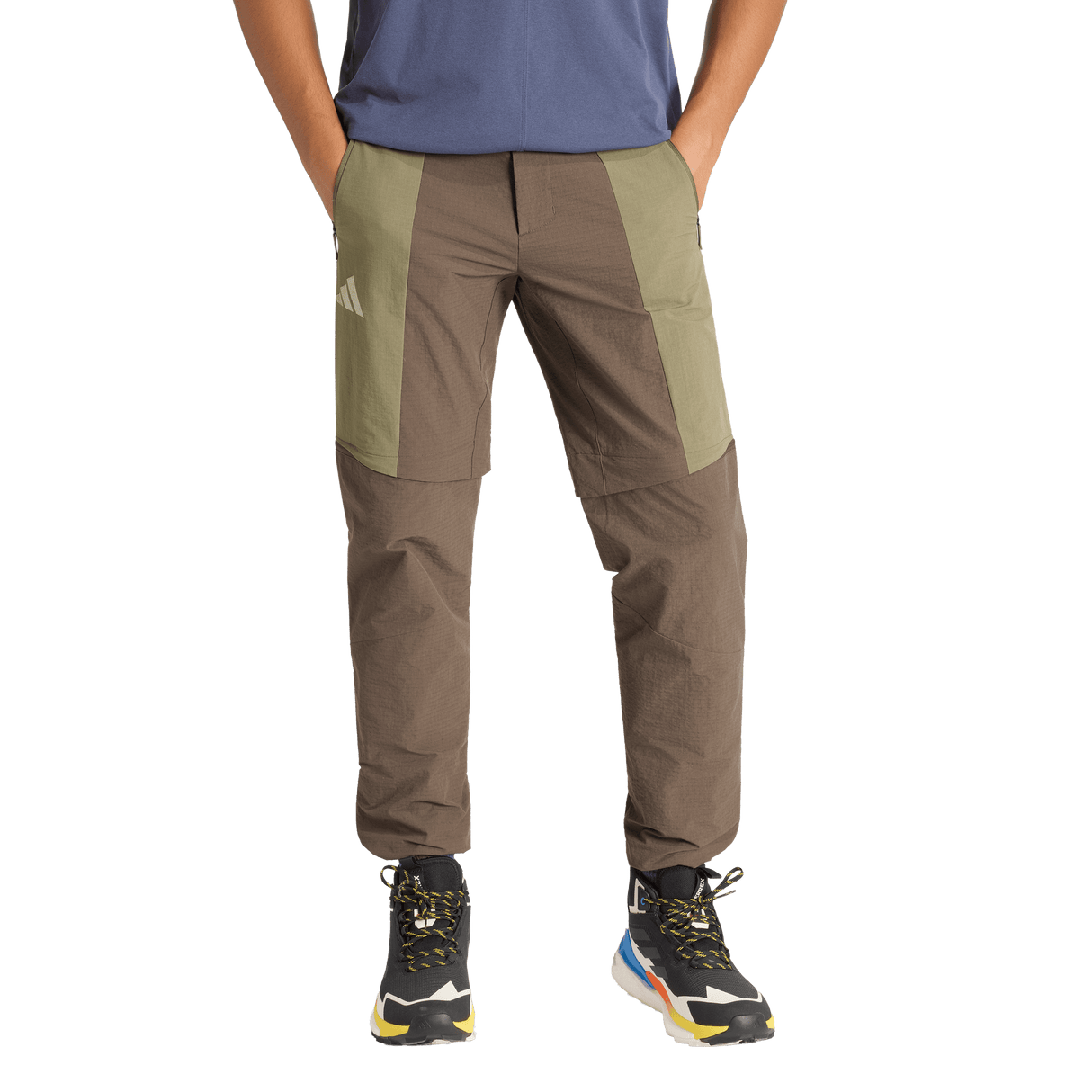 ADIDAS - Pantaloni TERREX Xperior Utilitas Clima365 Zip-Off - Uomo - Green - image 2