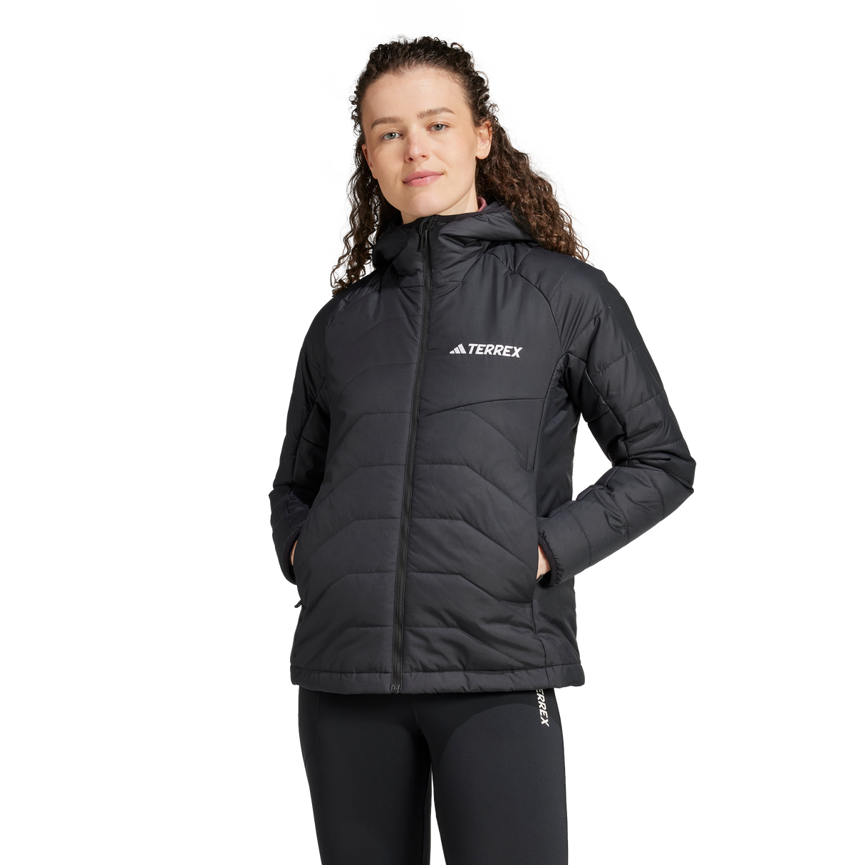 ADIDAS - Giacca TERREX Multi Synthetic Insulated Hooded - Donna - Black - image 3