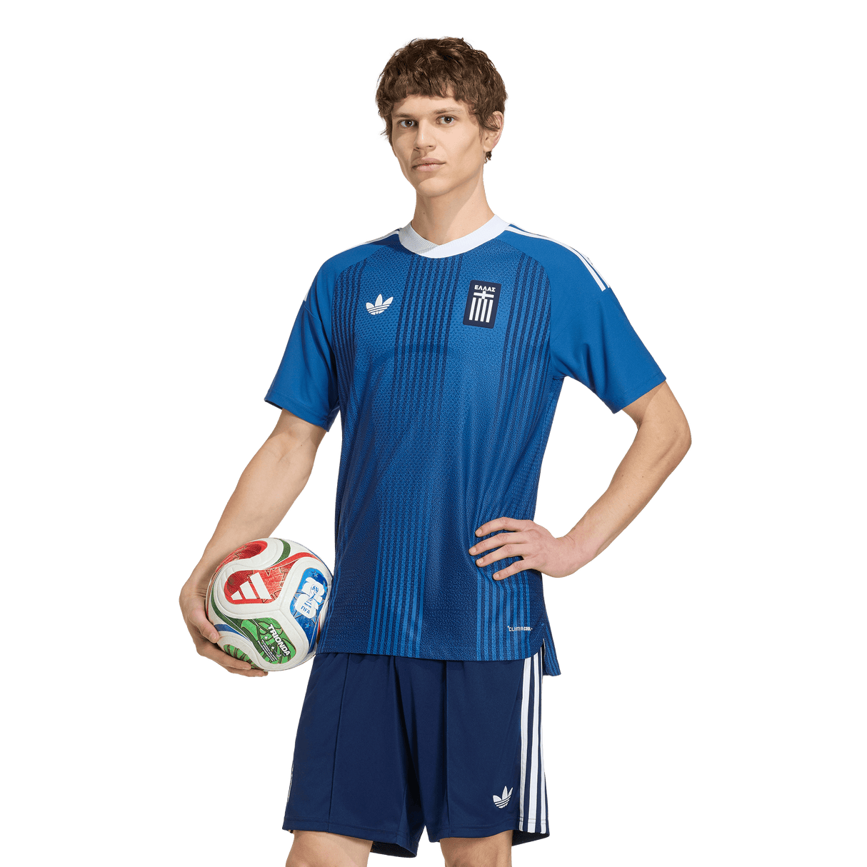 ADIDAS - Greece 26 Away Authentic Jersey - Uomo - Blue - image 3