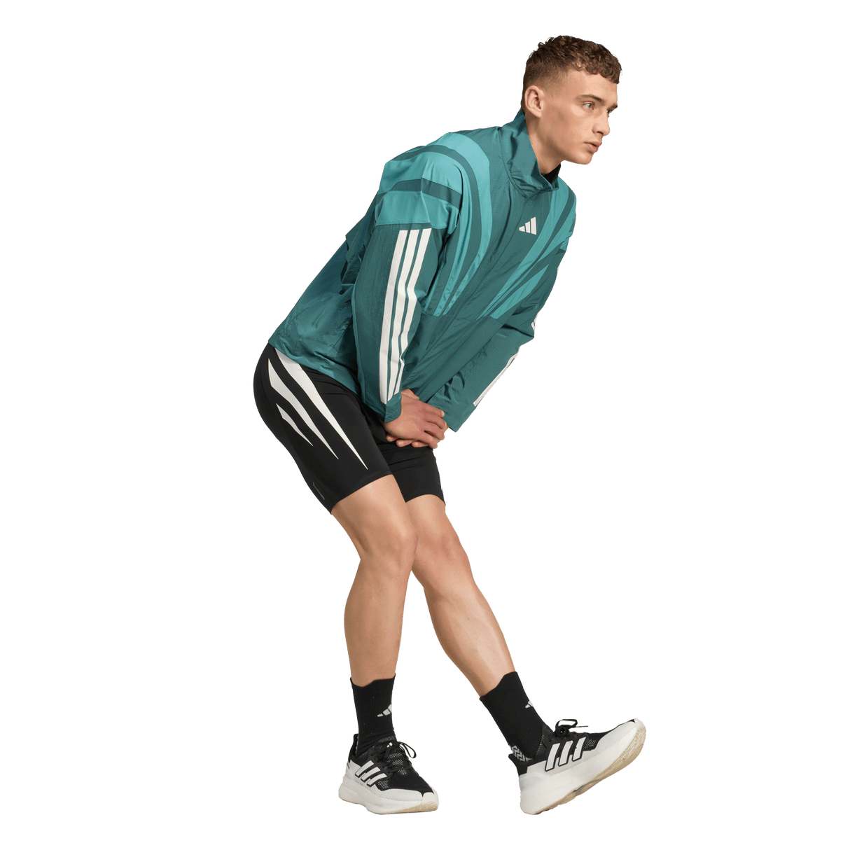 ADIDAS - Giacca Da Running Adizero Archive - Uomo - Blue - image 4