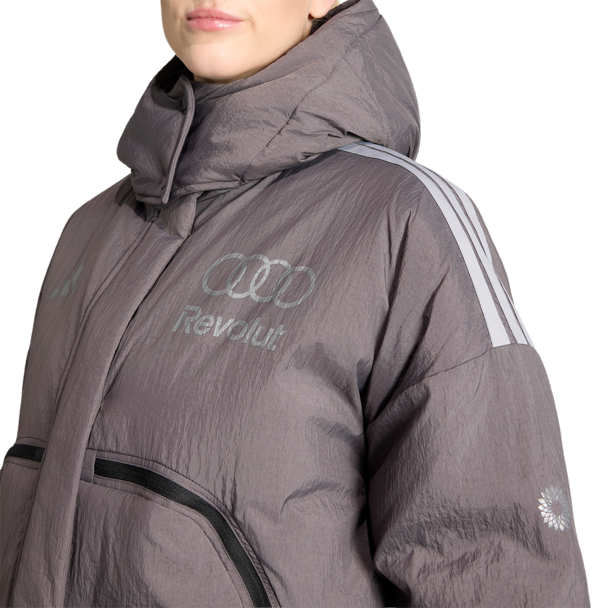 ADIDAS - Audi Revolut Formula One Team 2026 Engineers & Marketing Padded Jacket - Donna - Black - image 7
